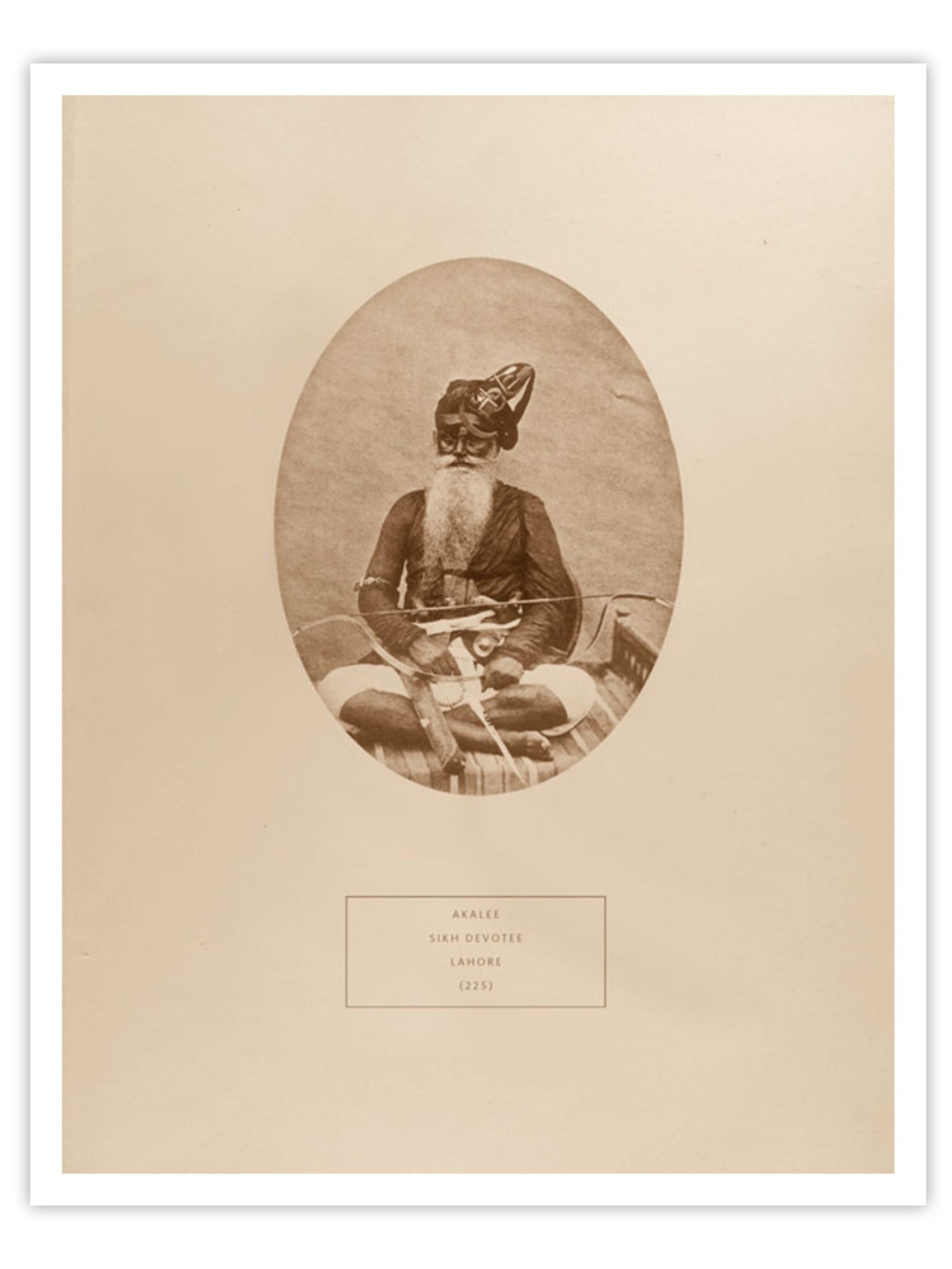 Wall Prints - Akalee - a Sikh devotee from Lahore