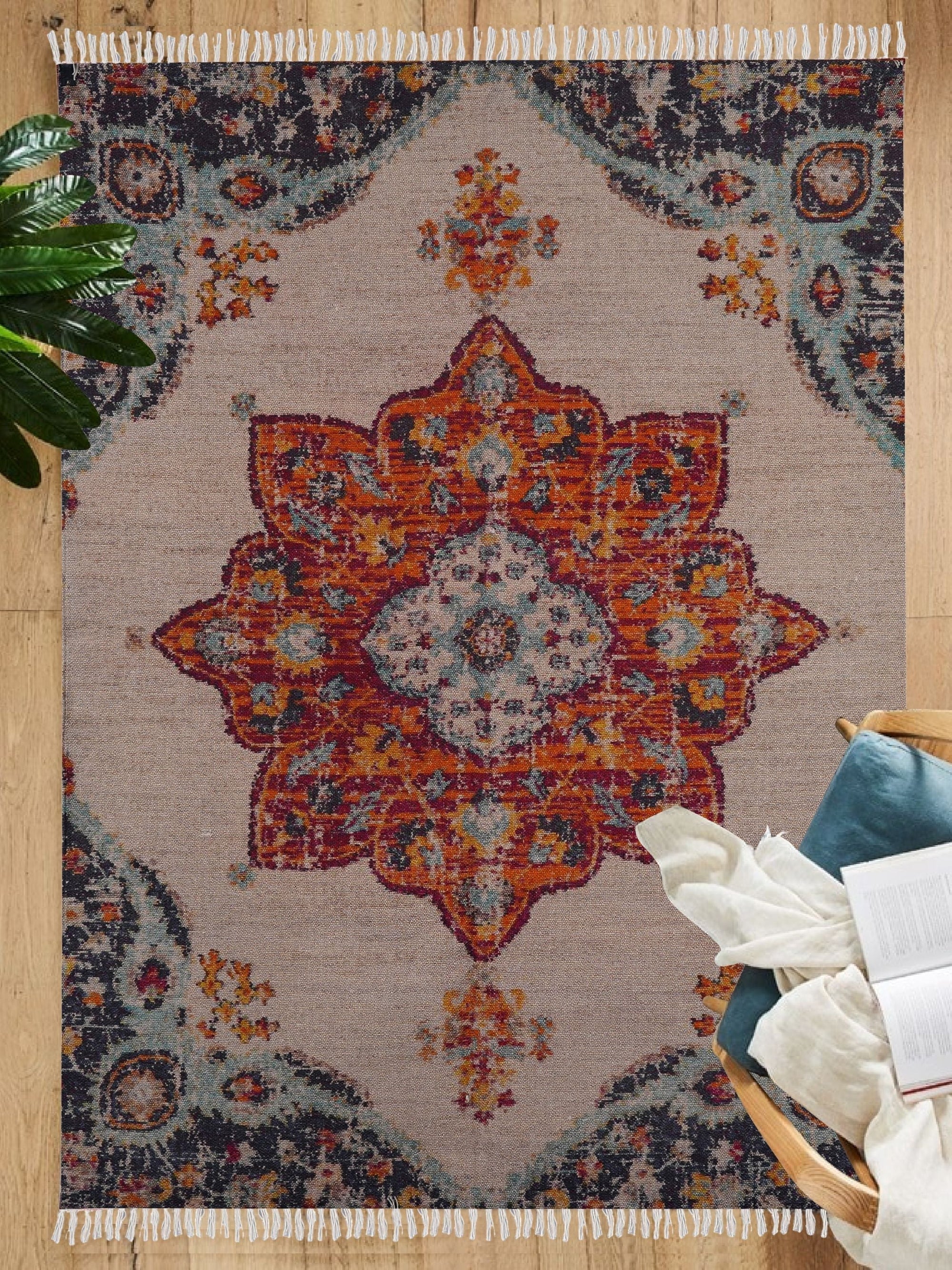 Akrep Printed Rug
