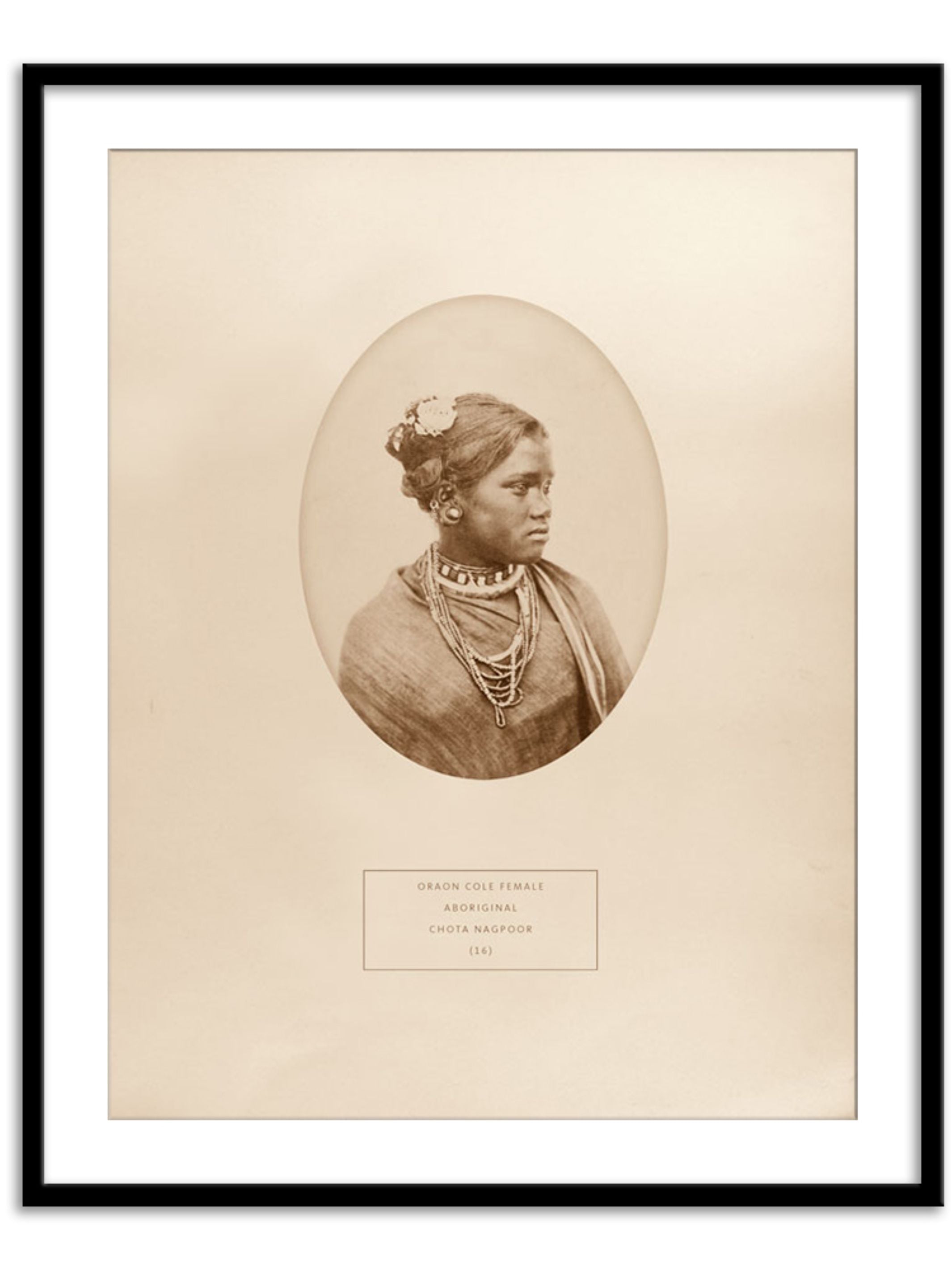 Wall Prints - An Oraon Cole female from Chota Nagpoor