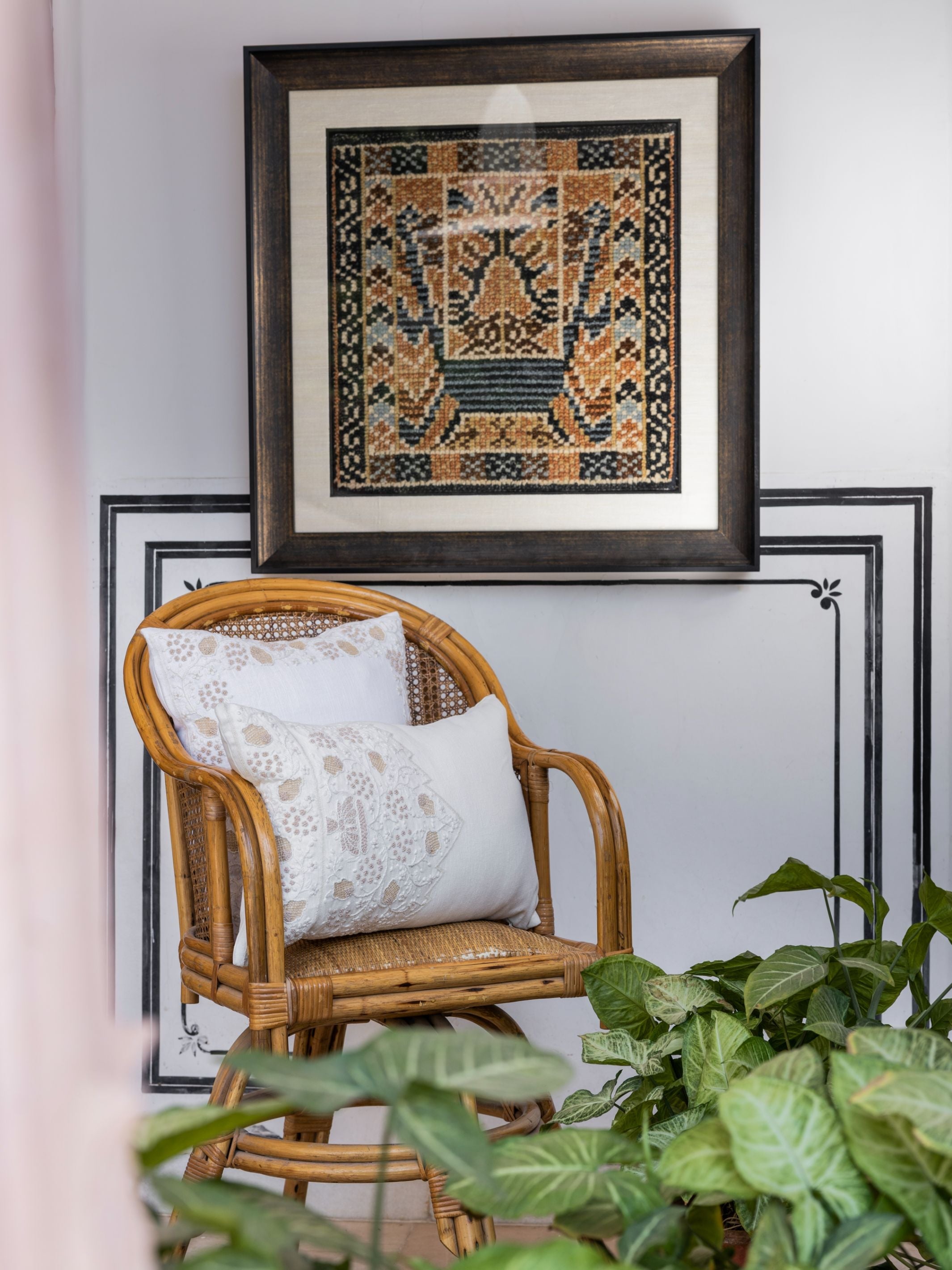 Cushion Cover - Angoor Bela Ivory