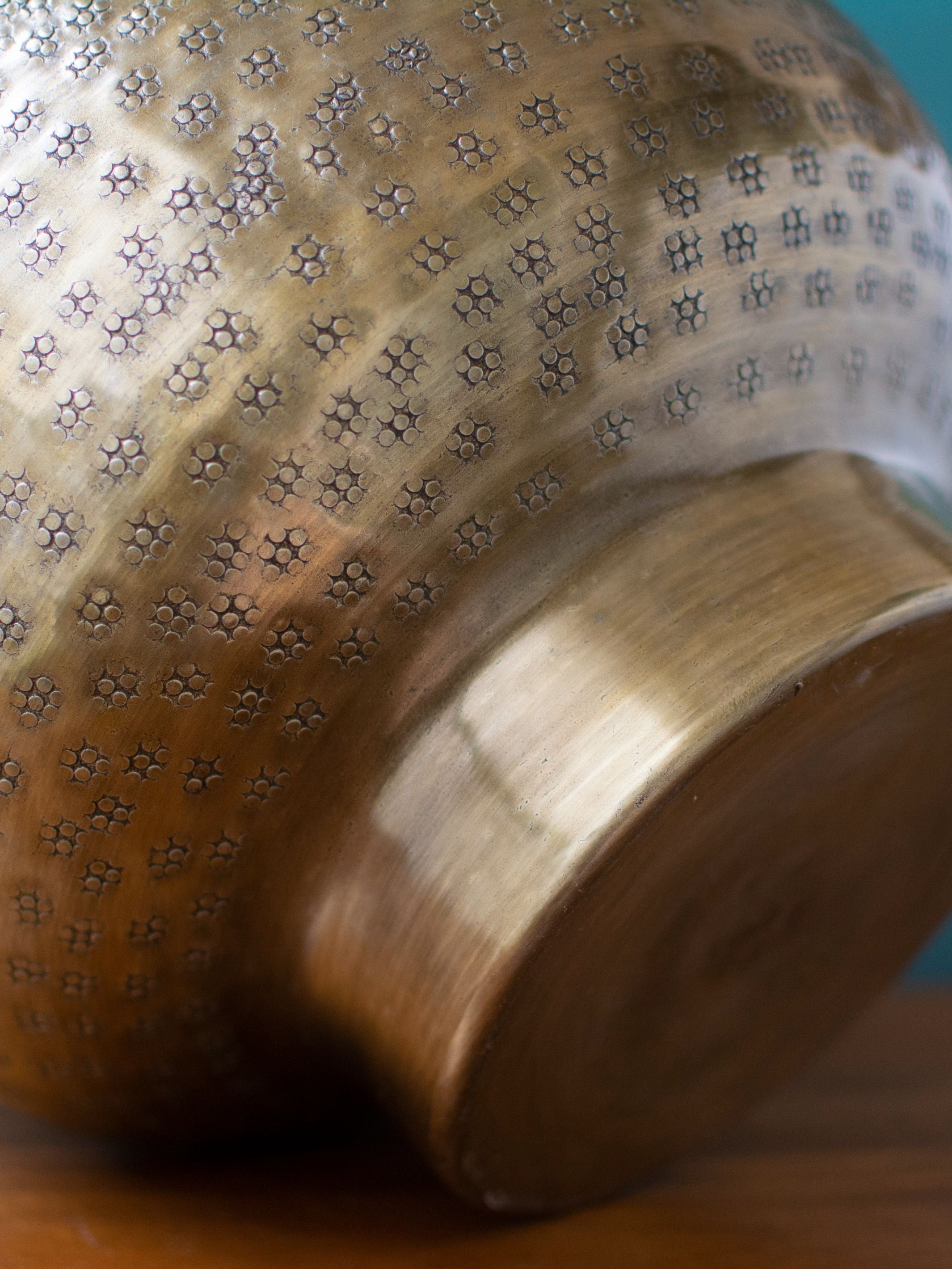 Antique Bronze toned Vintage Handcrafted Planter Large