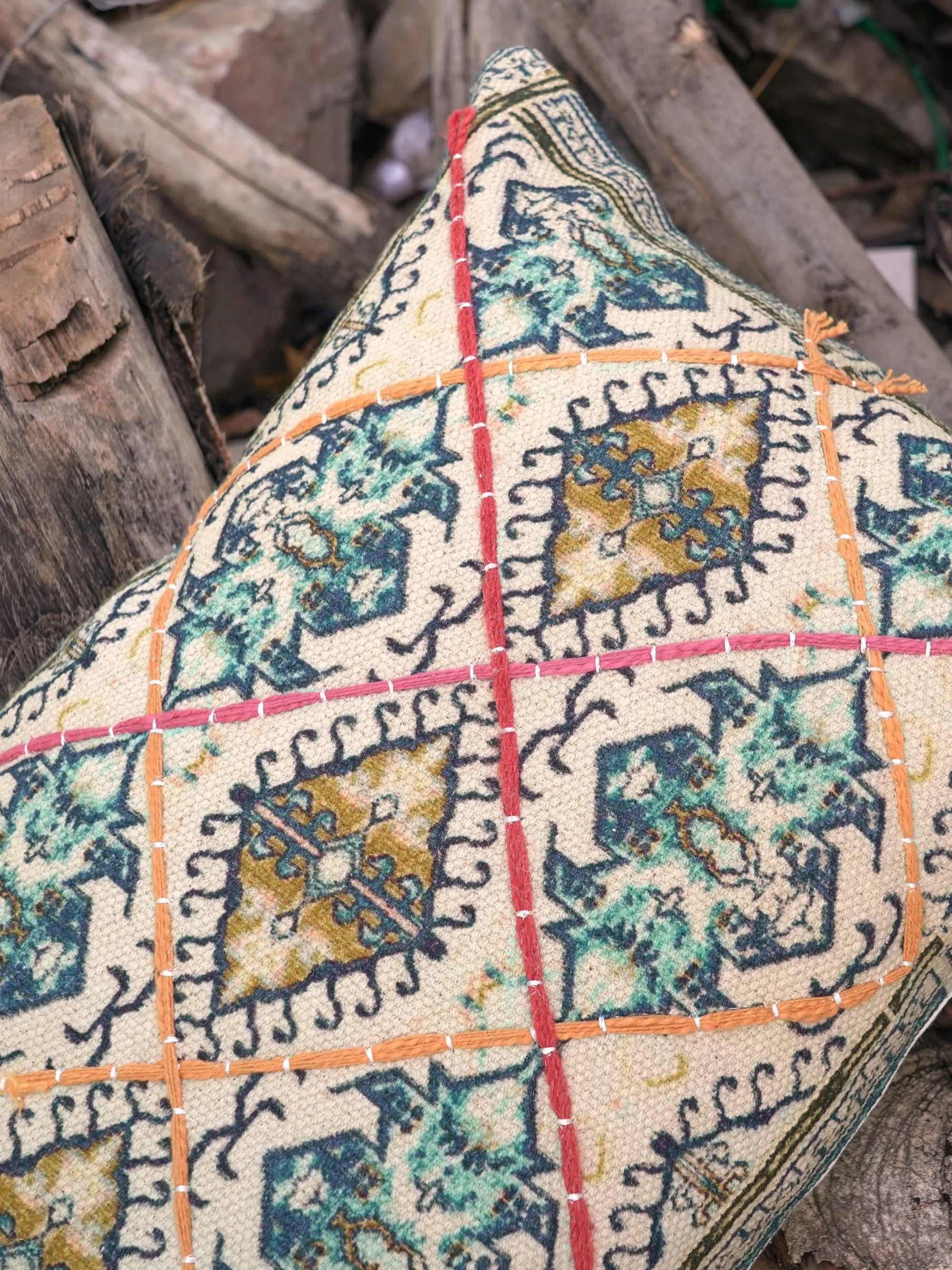 Pillow Cover - Arev Embroidered