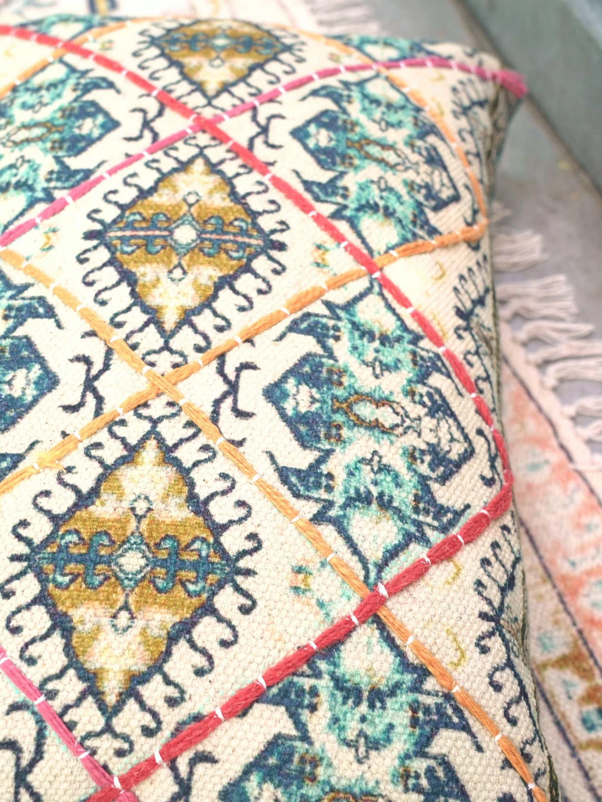 Pillow Cover - Arev Embroidered