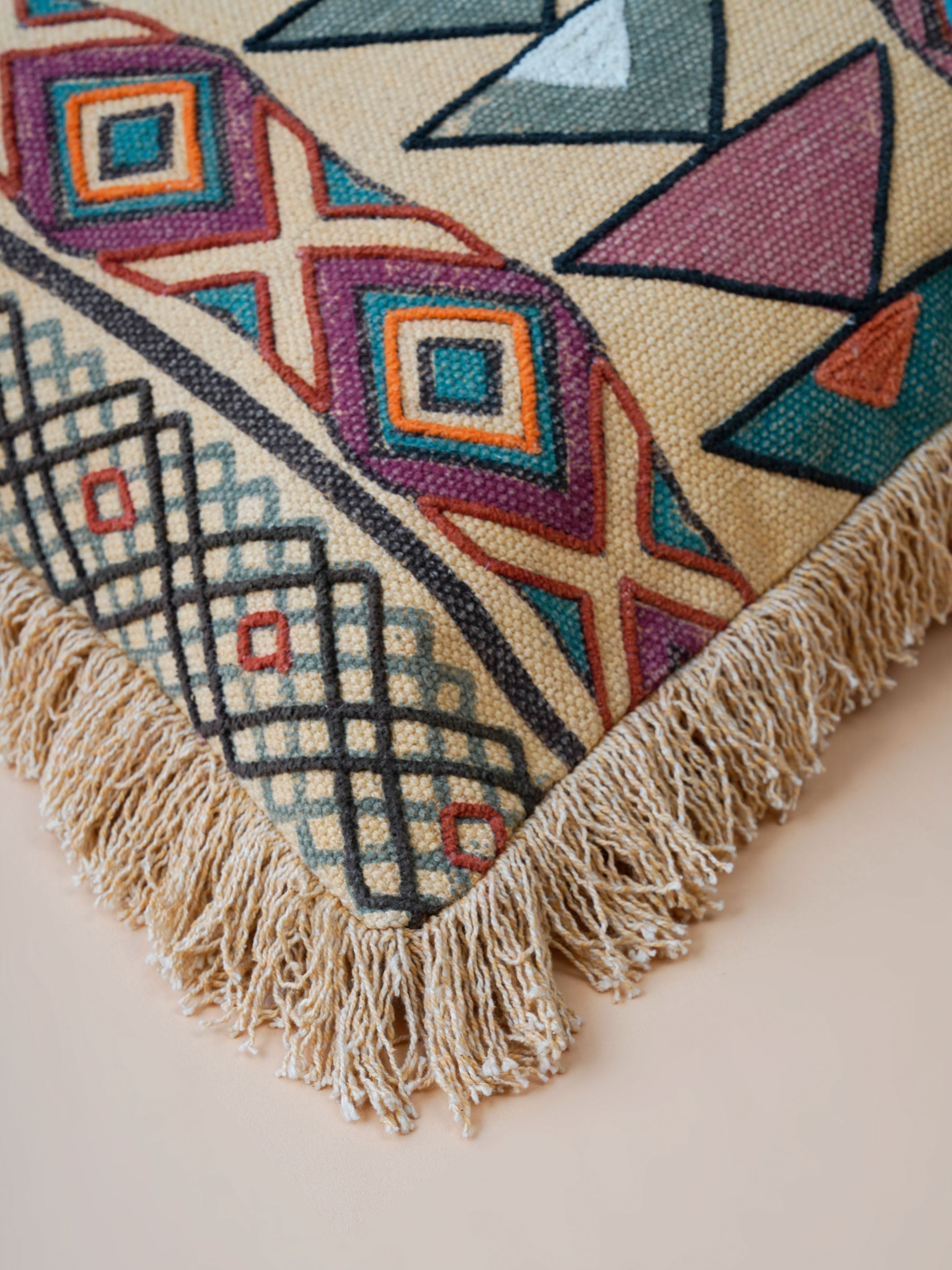 Cushion Cover - Aztec Geometric Story