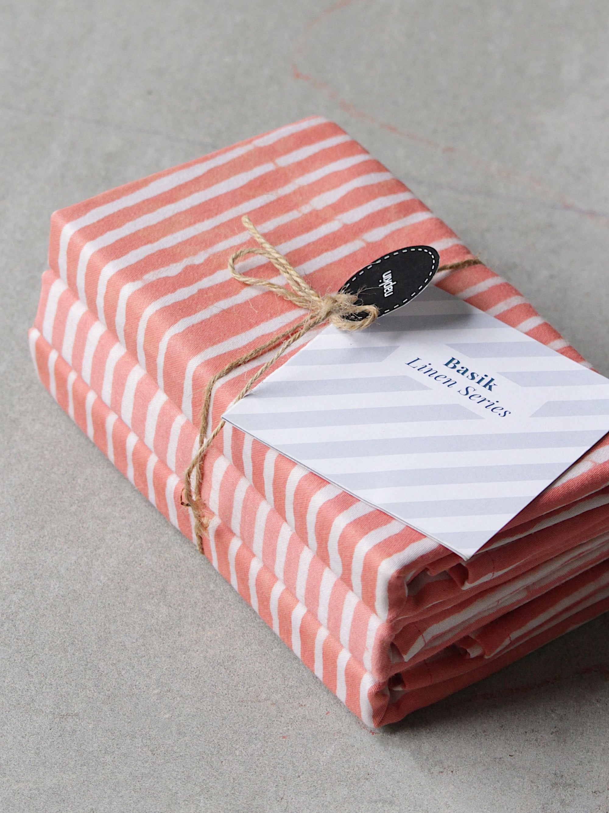 Basik Pop Table Napkins Coral