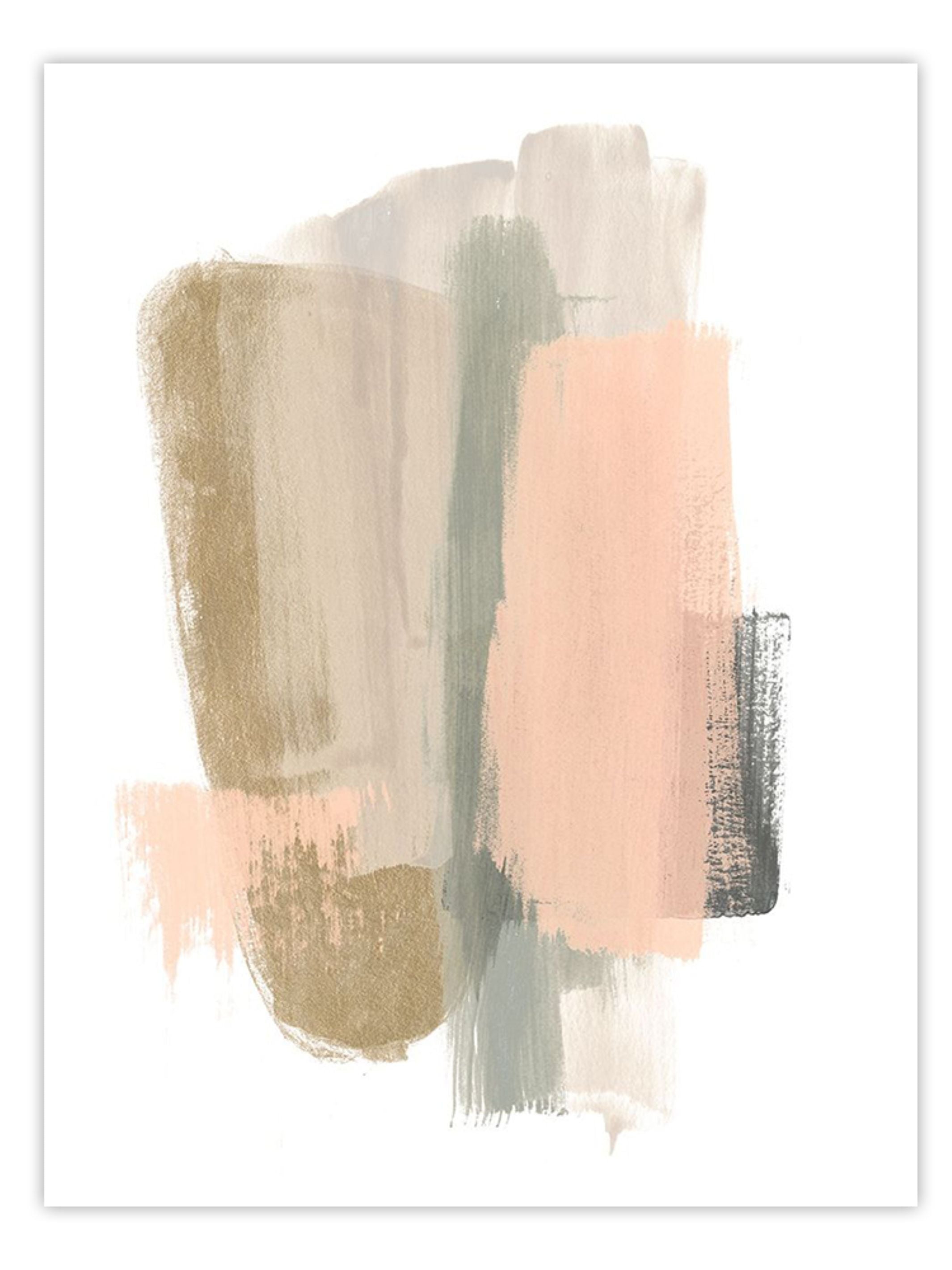 Wall Prints - Blush Abstract VII