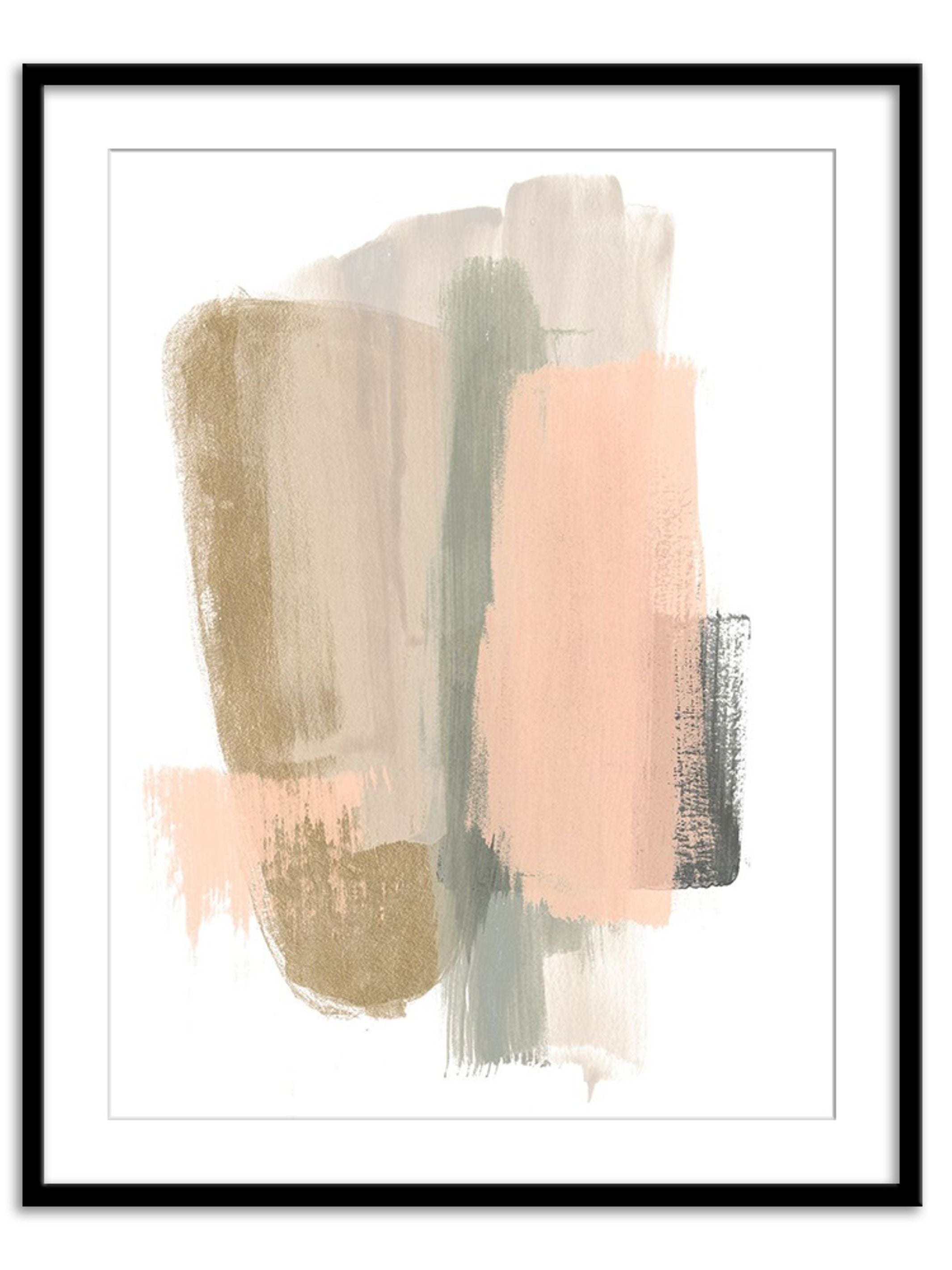 Wall Prints - Blush Abstract VII