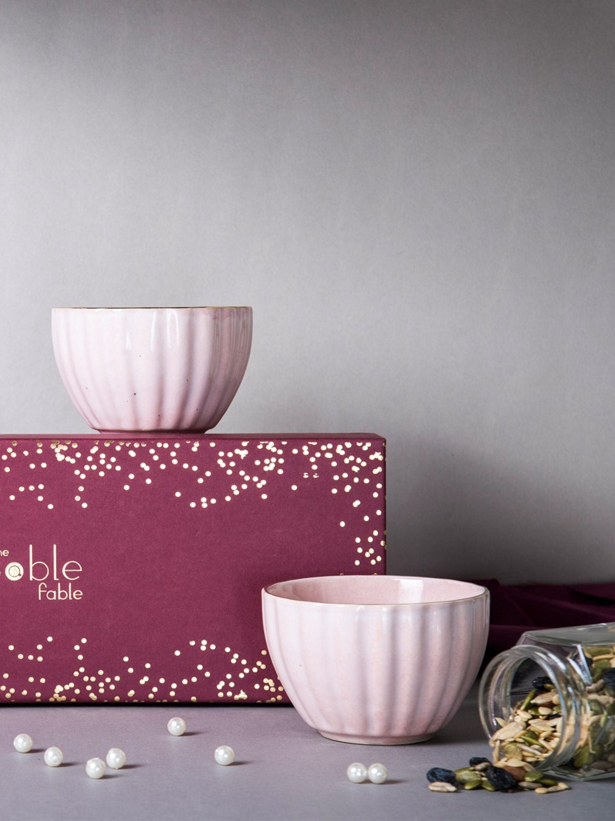 Blush Bowls & Trail Mix Gift Box