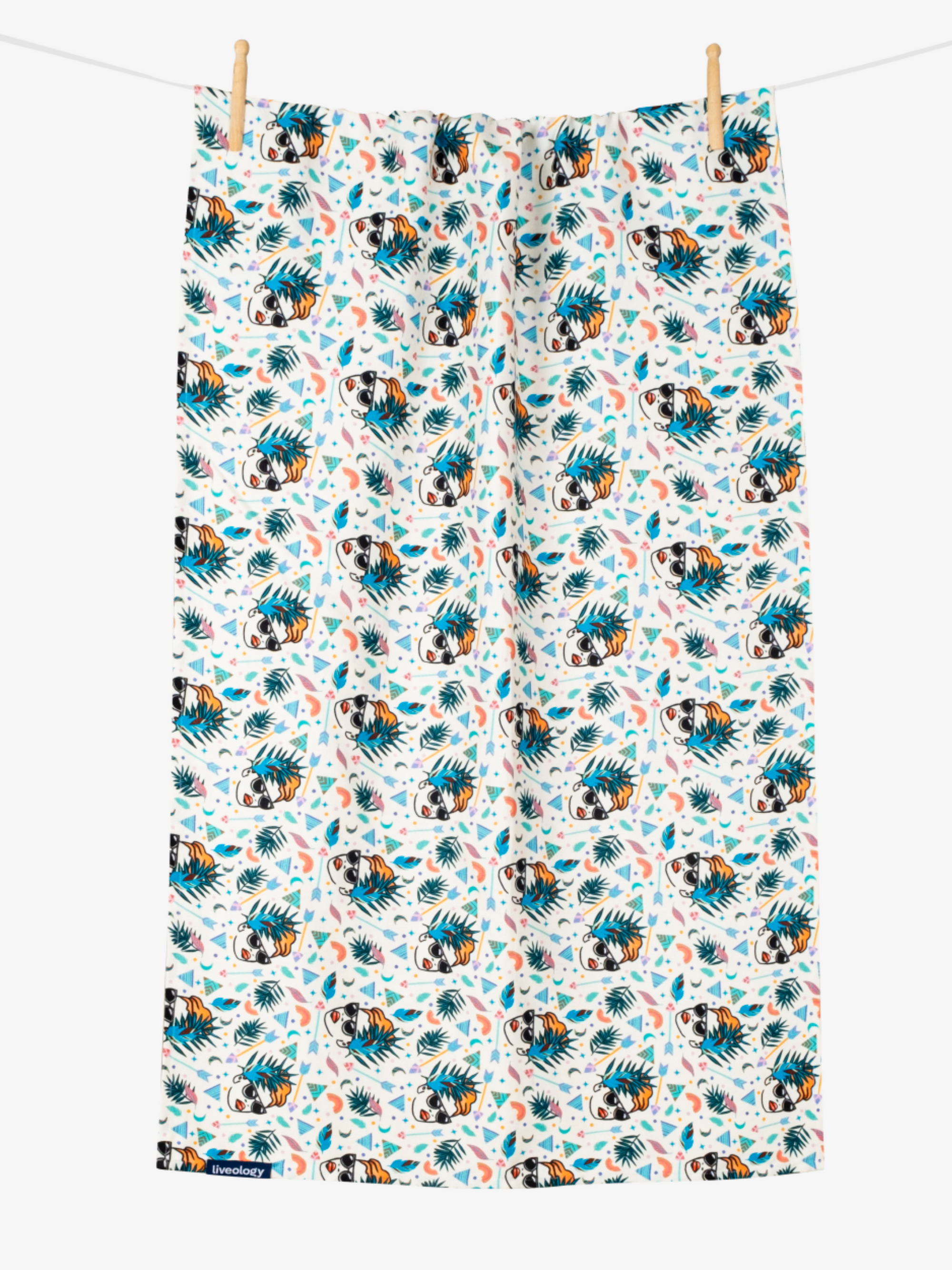 Boho Lady Printed Beach Towel
