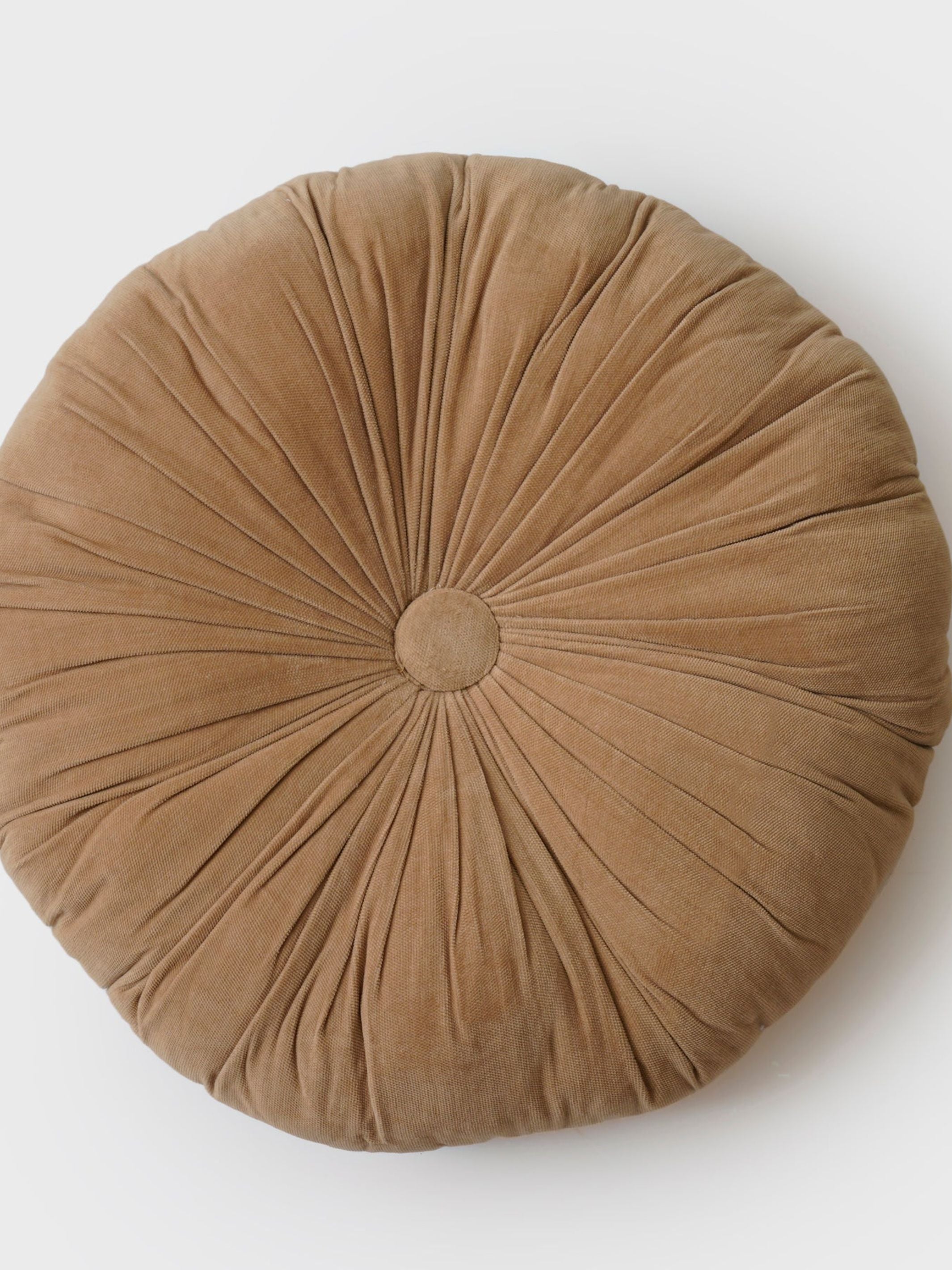 Round Cushion Cover - Cuddle Brown