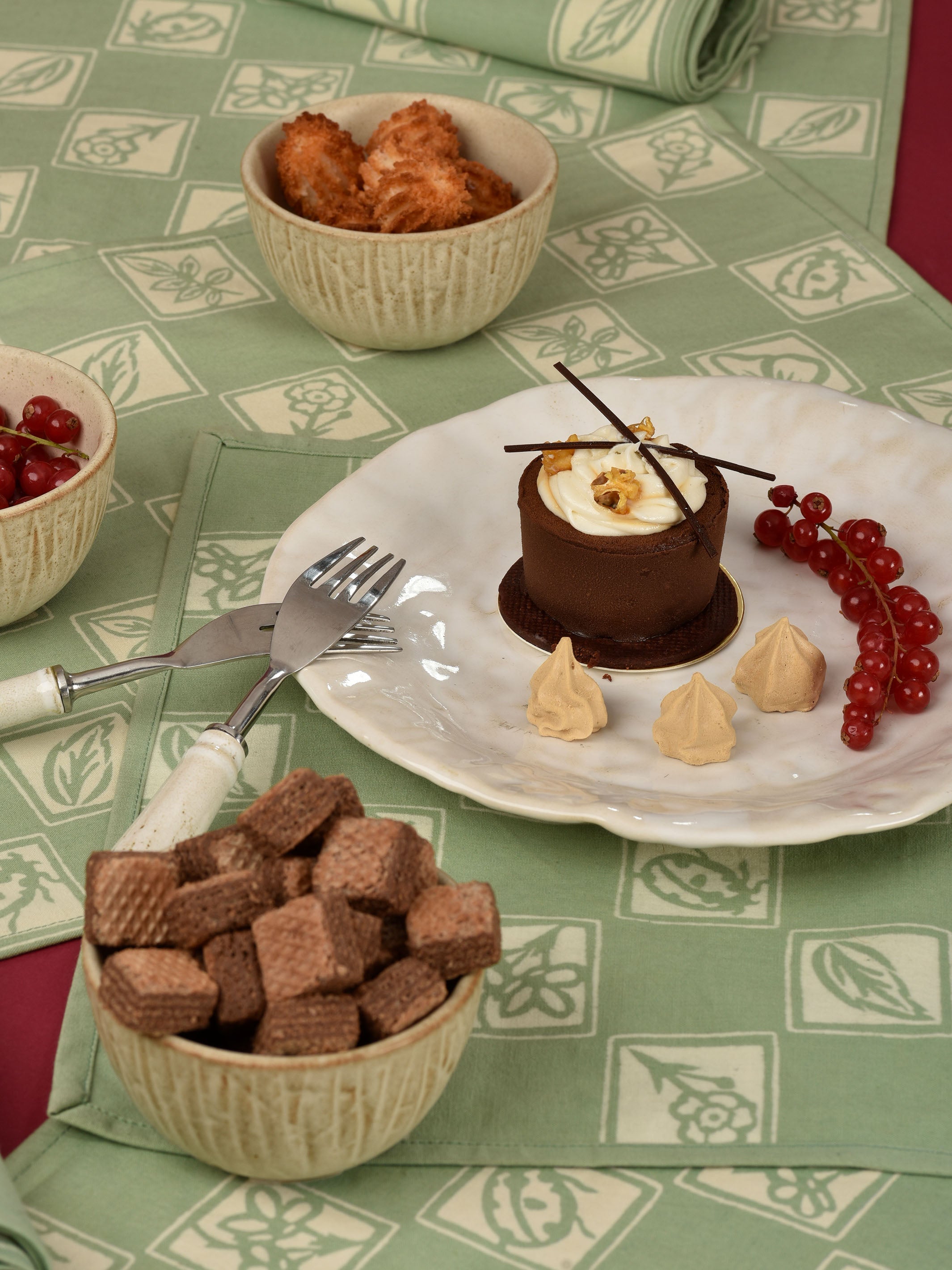 Canvas Placemat with Napkins Set