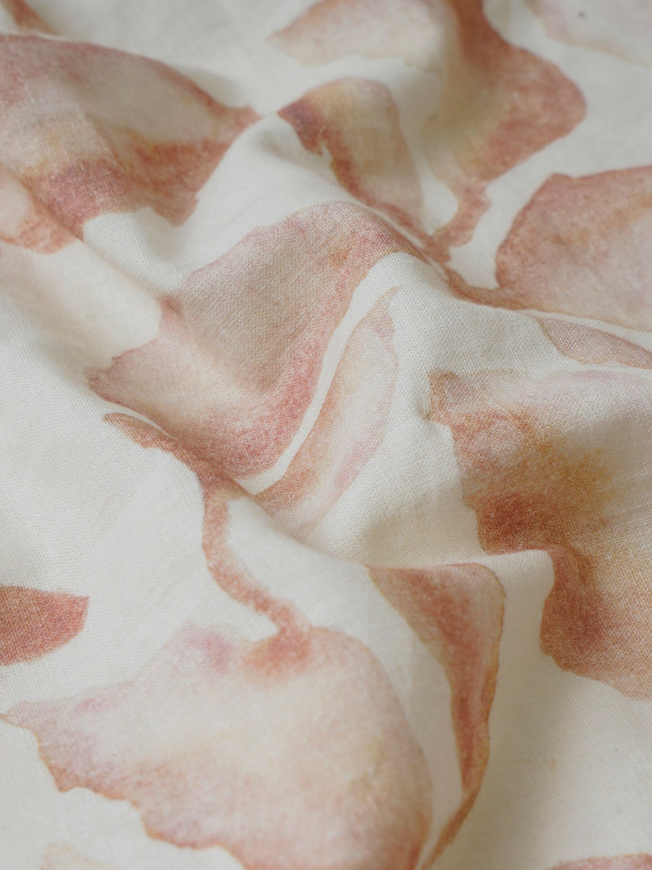 Linen Bedspread - Cascade Blush