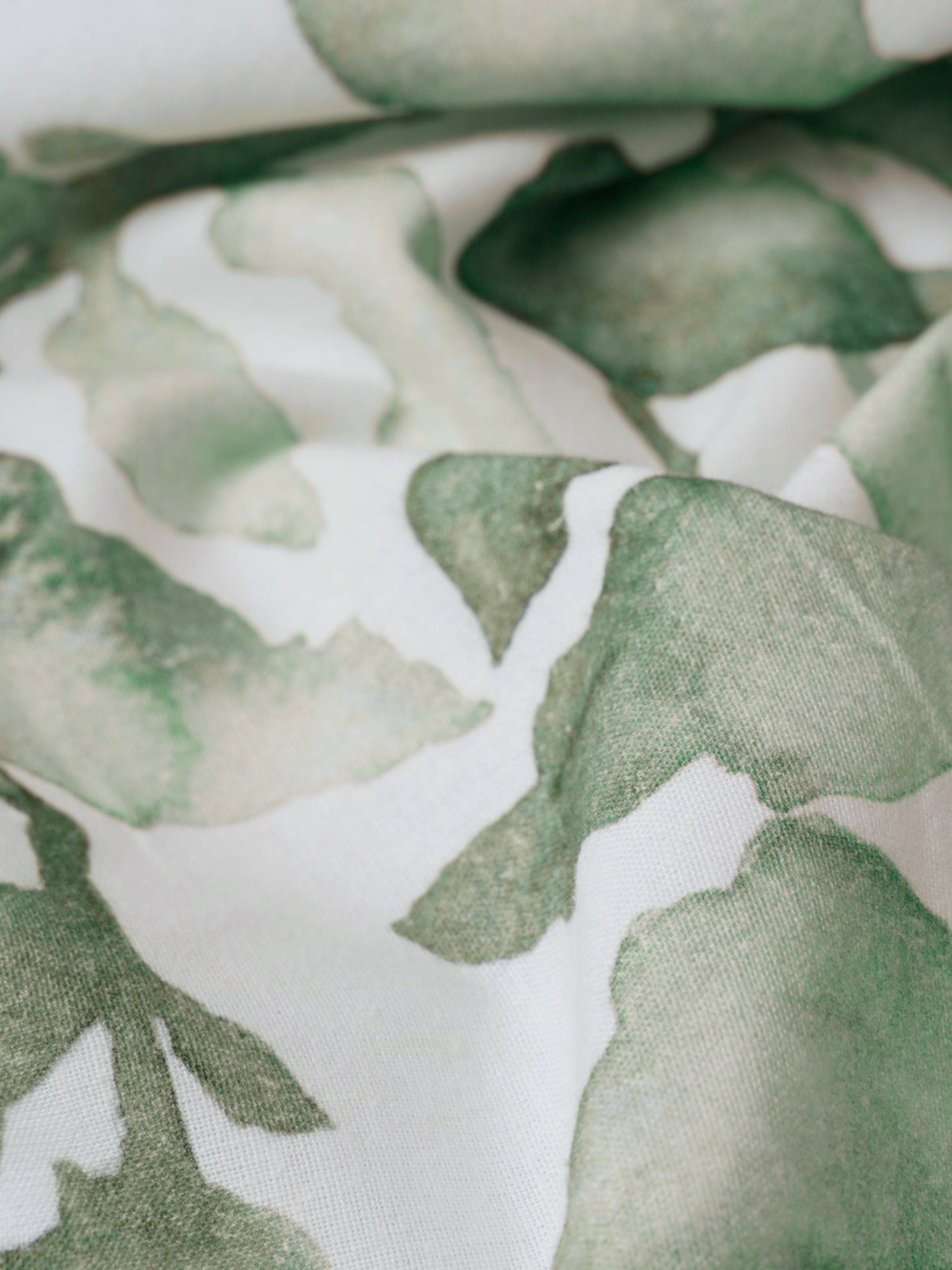 Linen Bedspread - Cascade Green