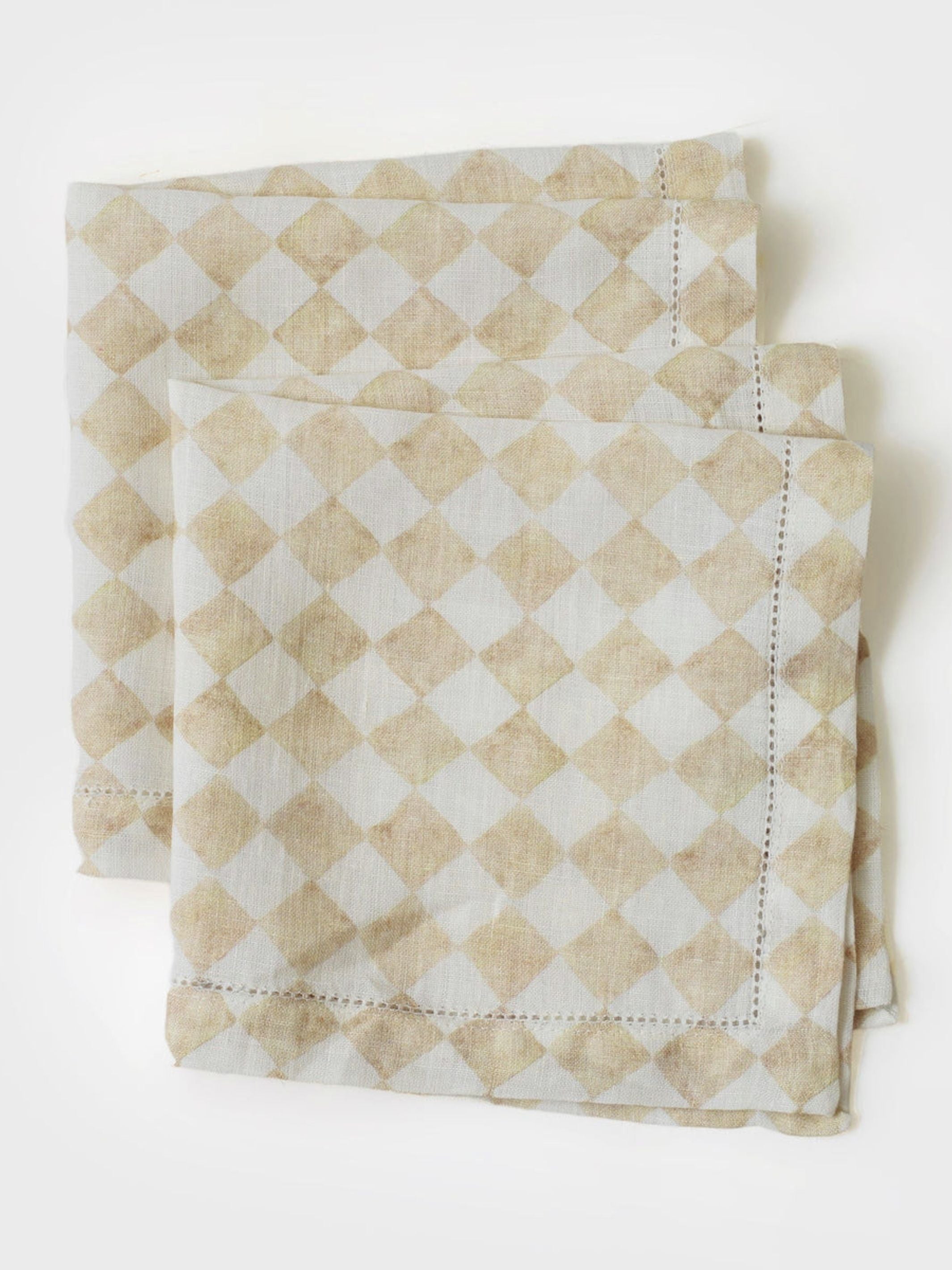 Table Napkin - Checker Beige