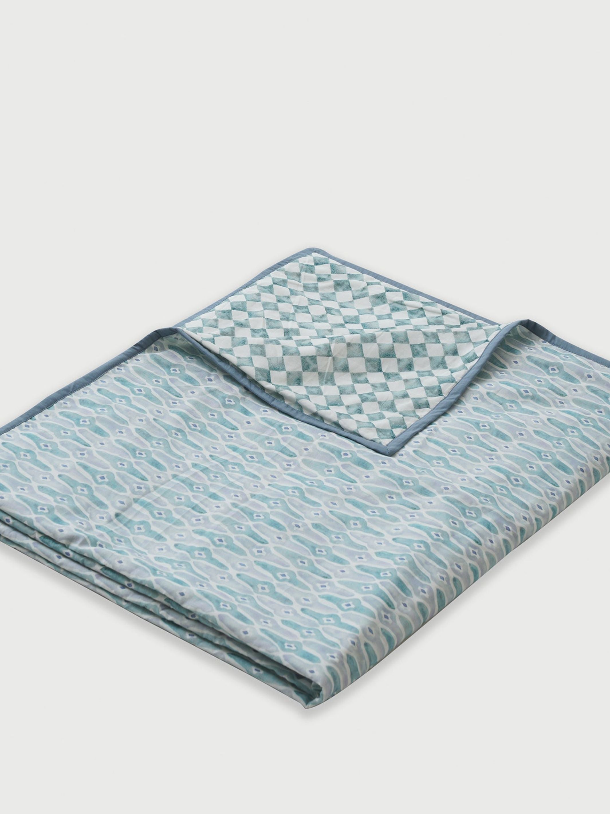 Dohar - Checker Mosaic Blue