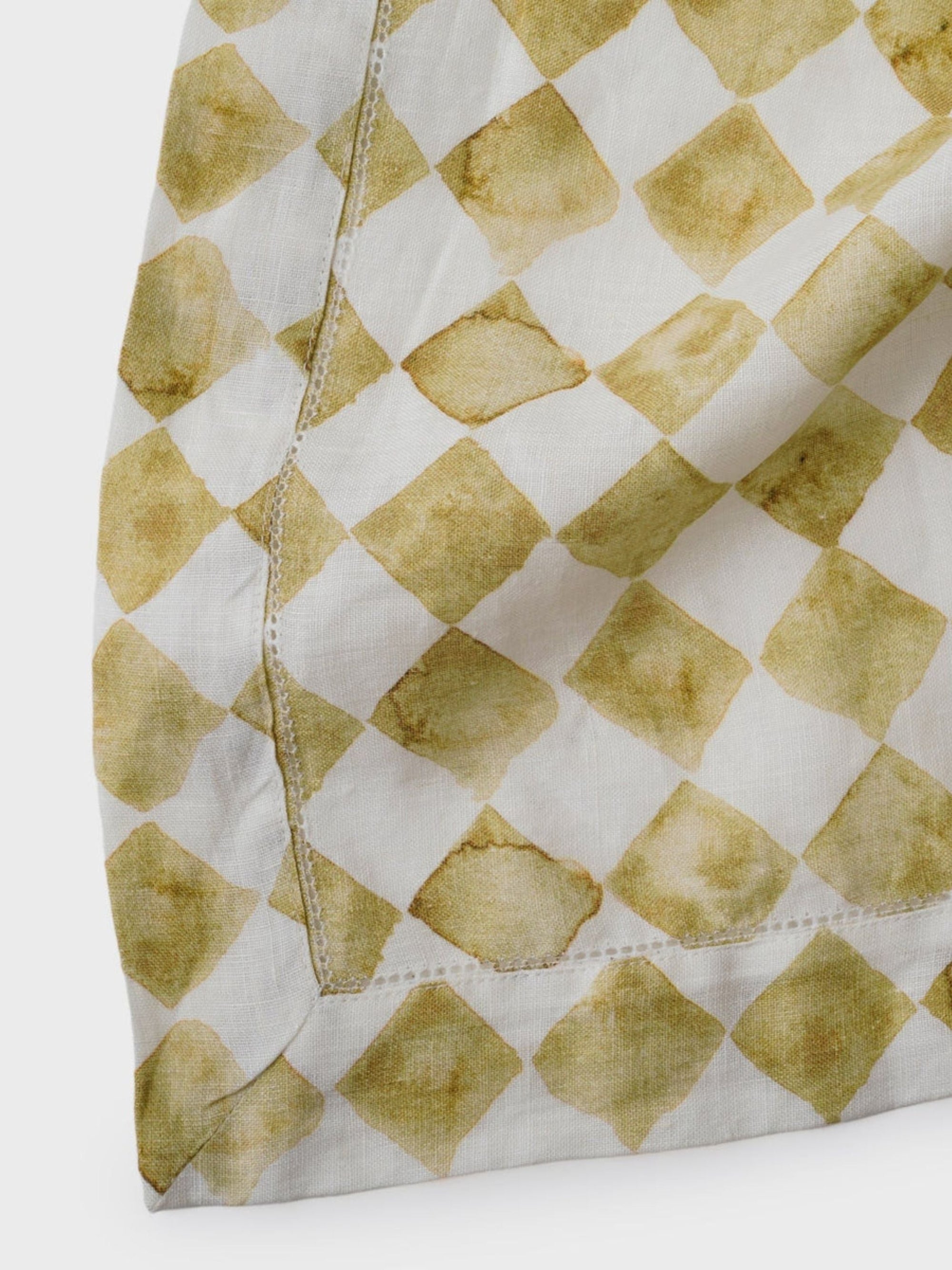 Table Runner - Checkered Ochre