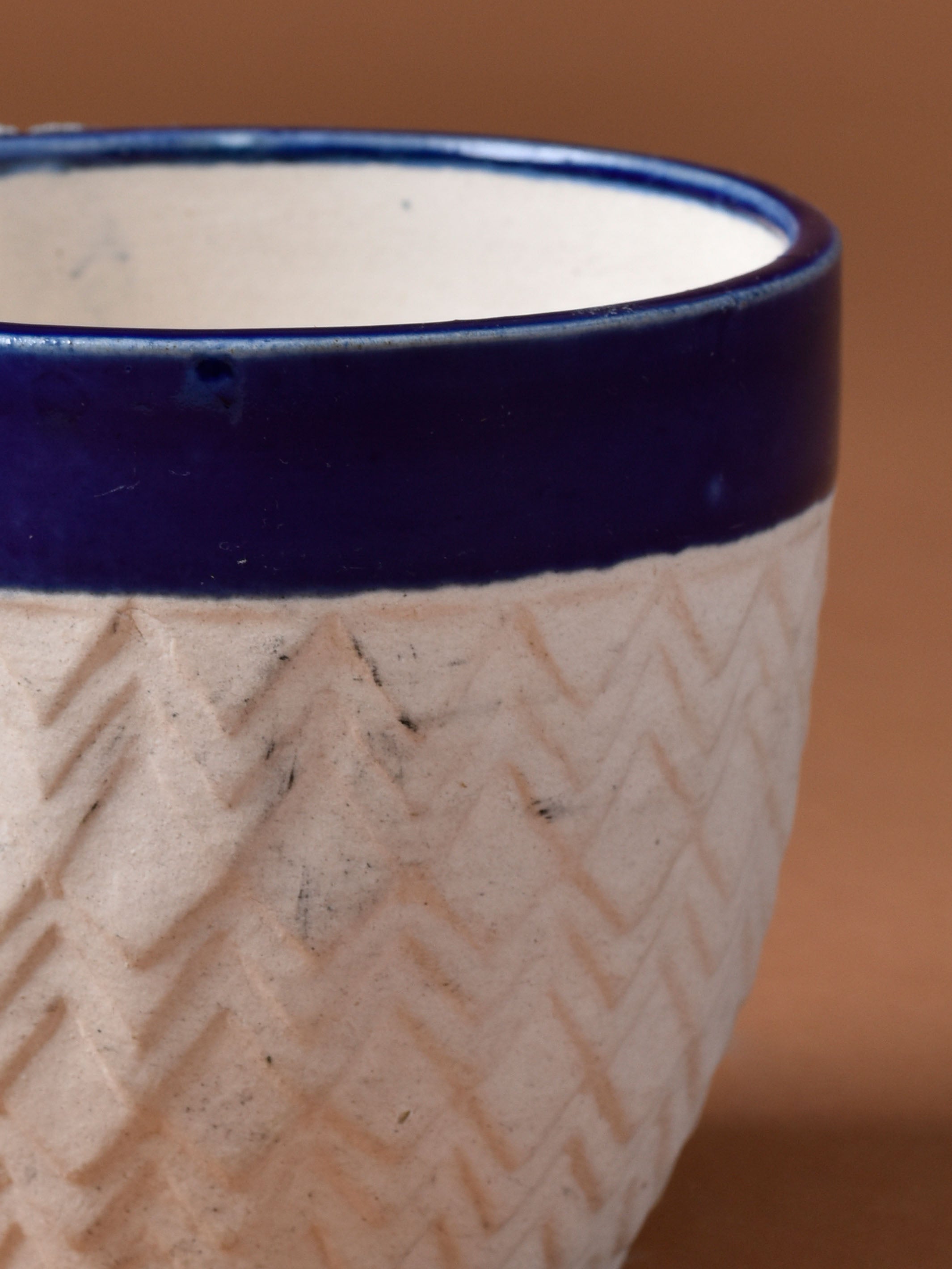 Chevron Ceramic Planter