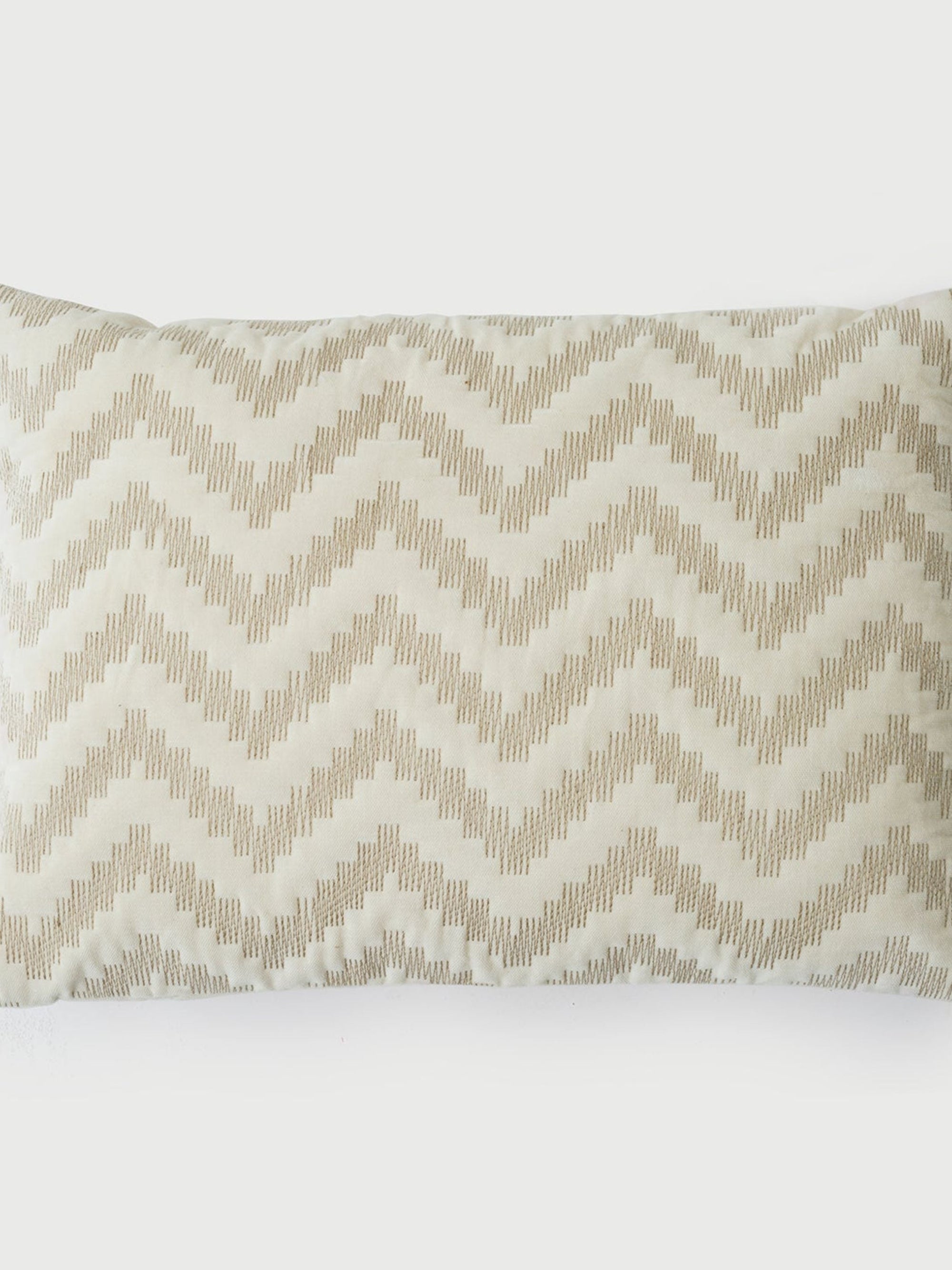 Cushion Cover - Chevron Brown Oblong