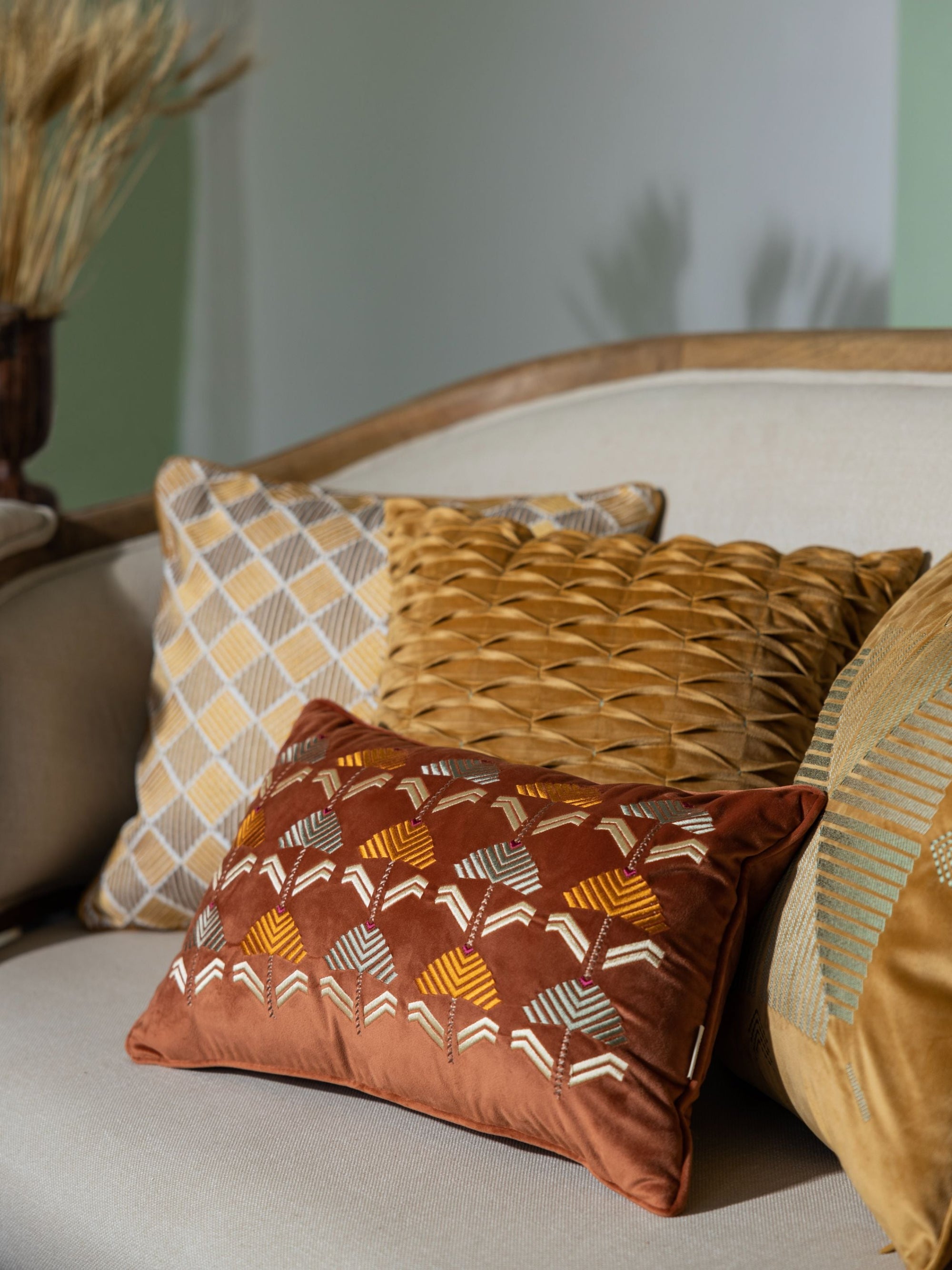 Cushion Cover - Chunnat Ochre