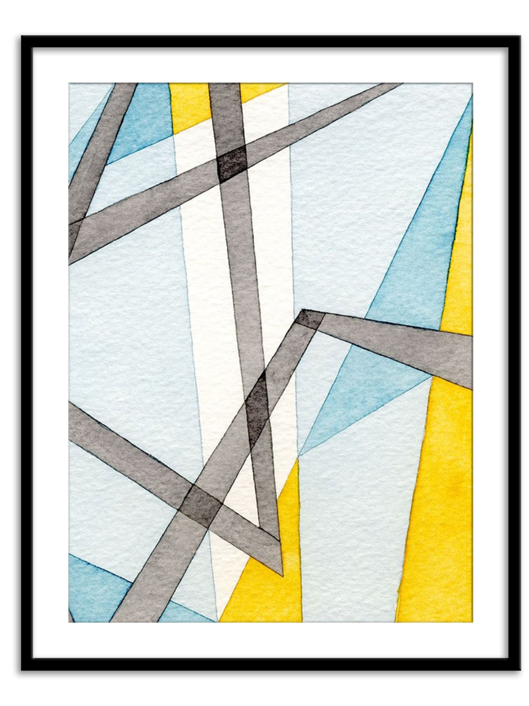 Wall Prints - Converging Angles II