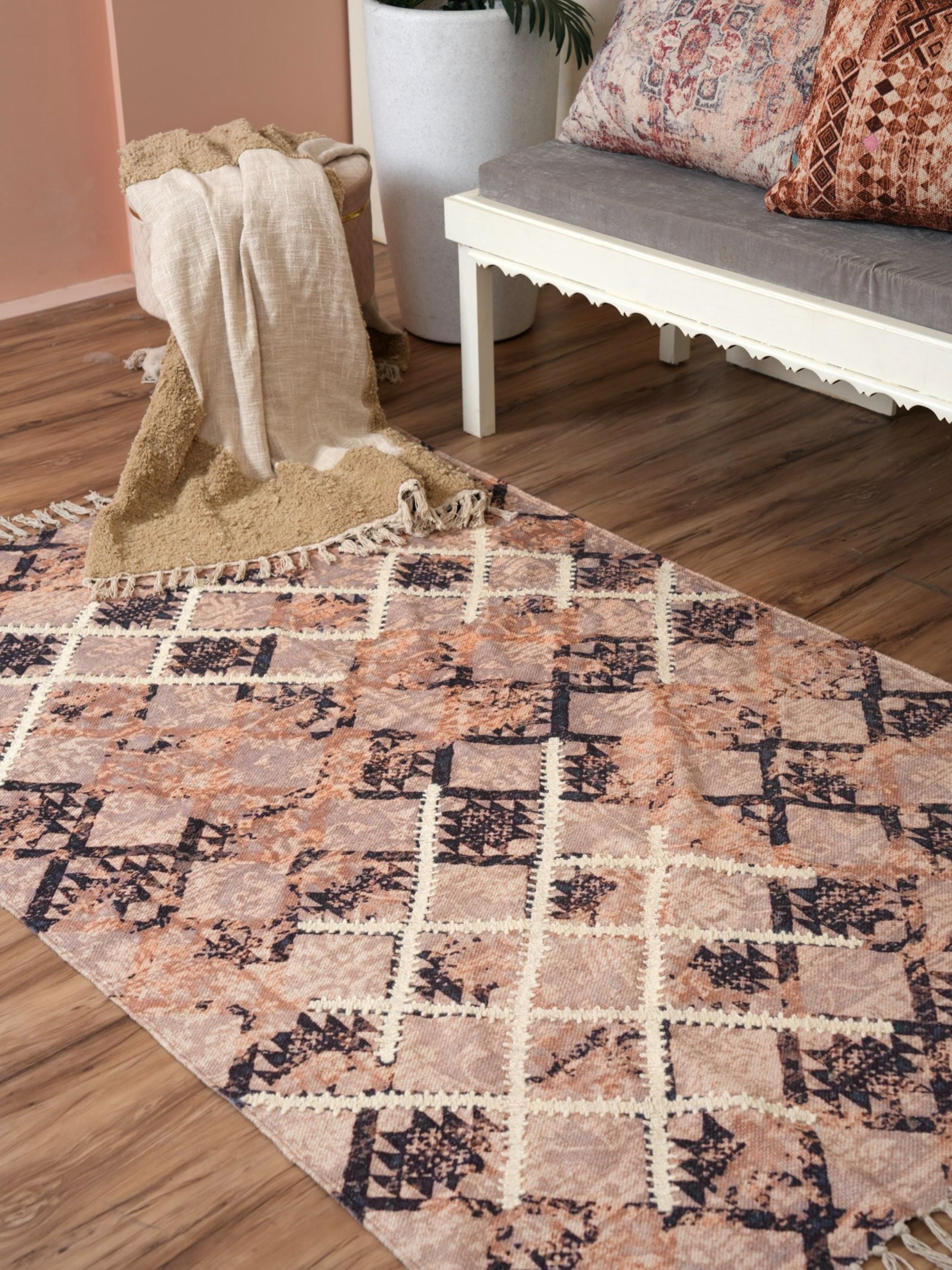 Embroidered Rug - Cosmos Kilim