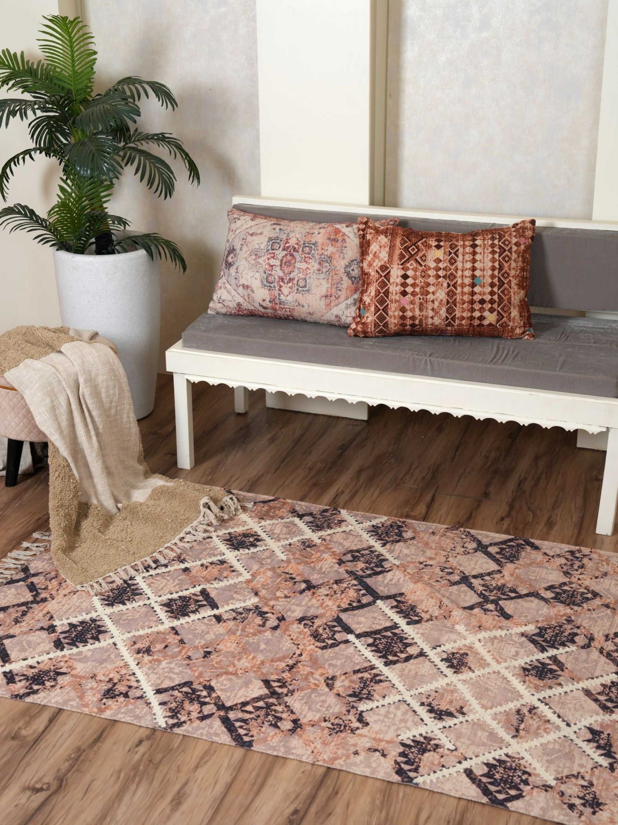 Embroidered Rug - Cosmos Kilim