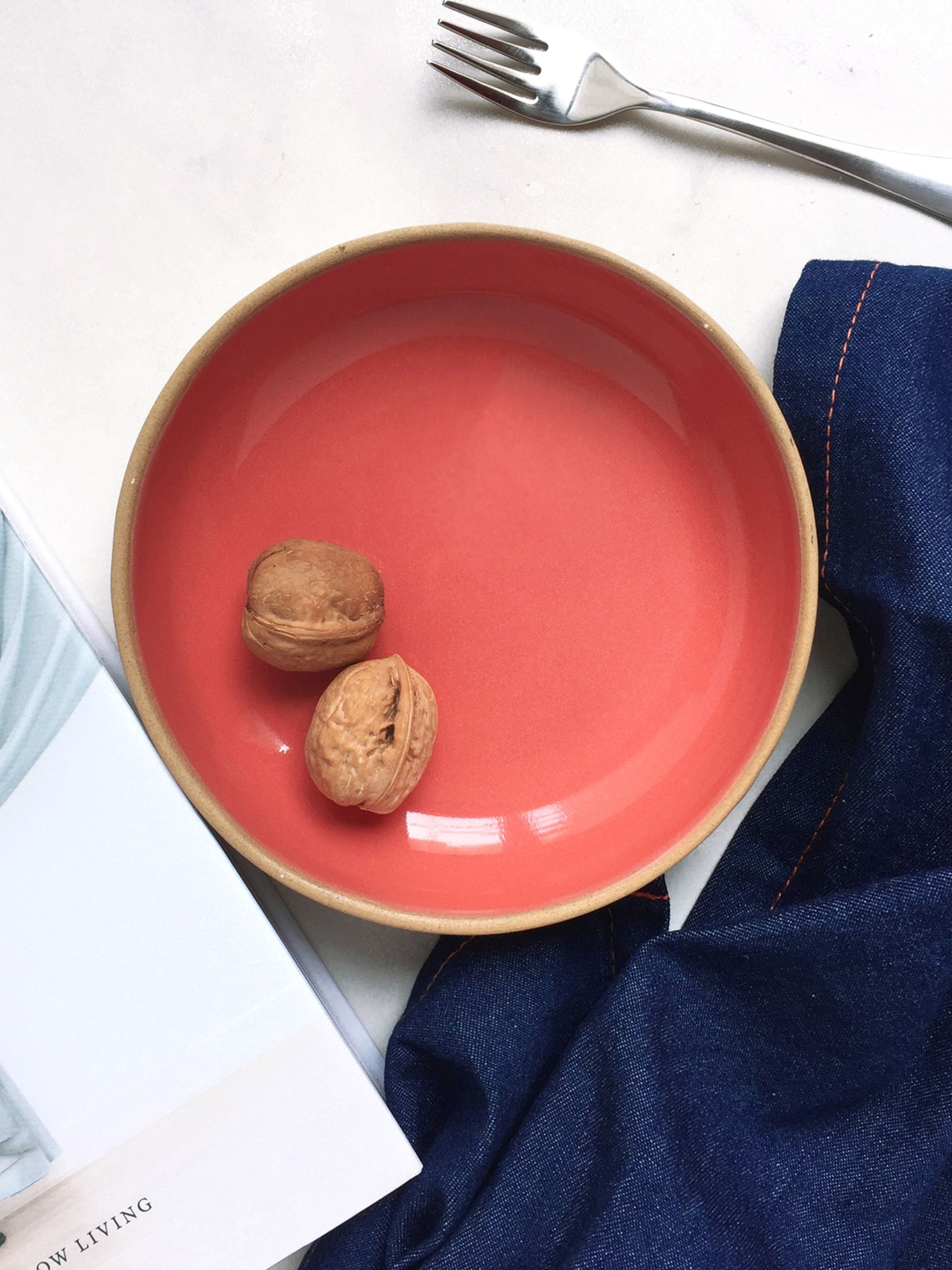 Coupe Salad Bowl Apricot