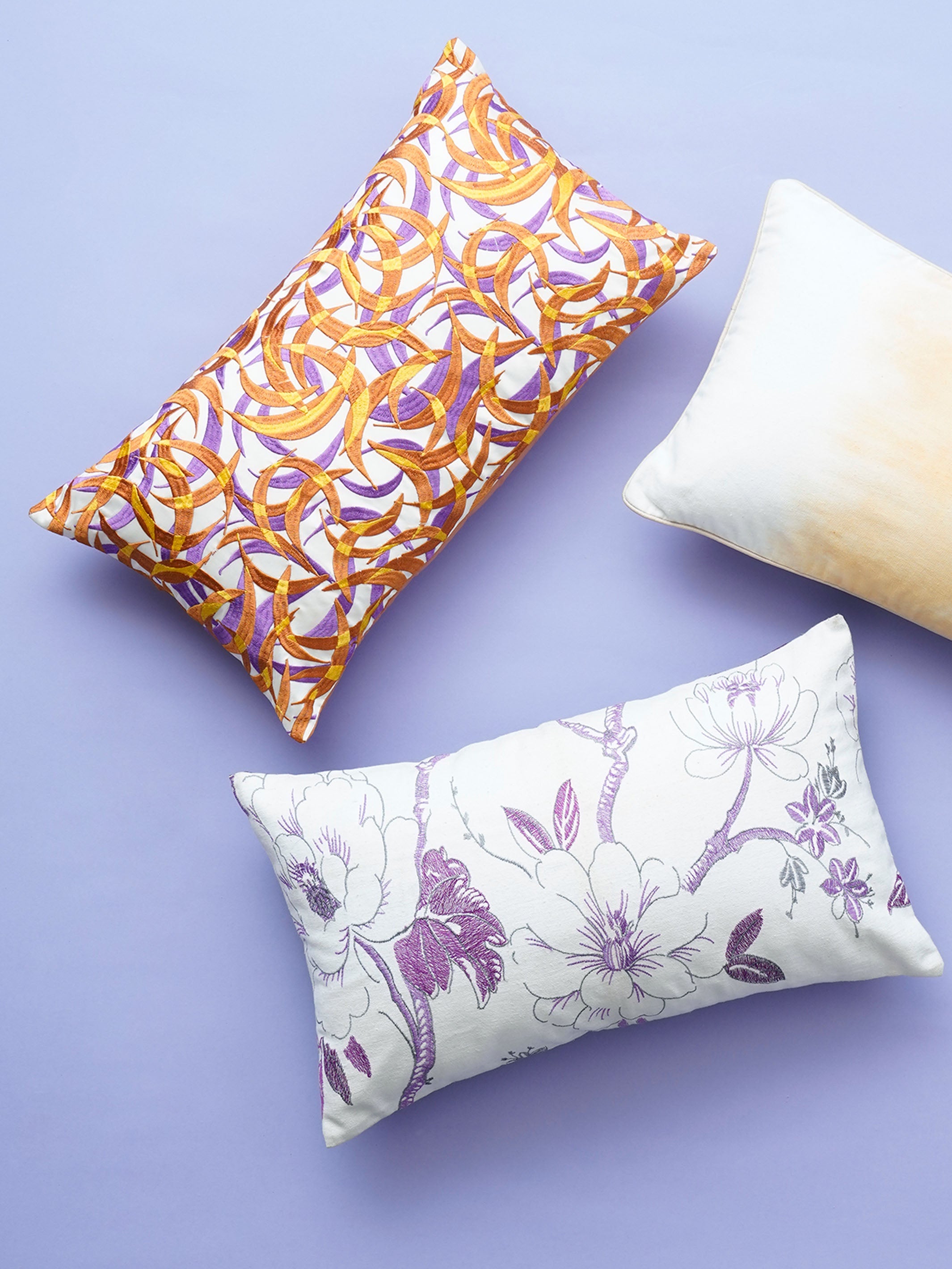 Cushion Cover - Crecent Embroidered