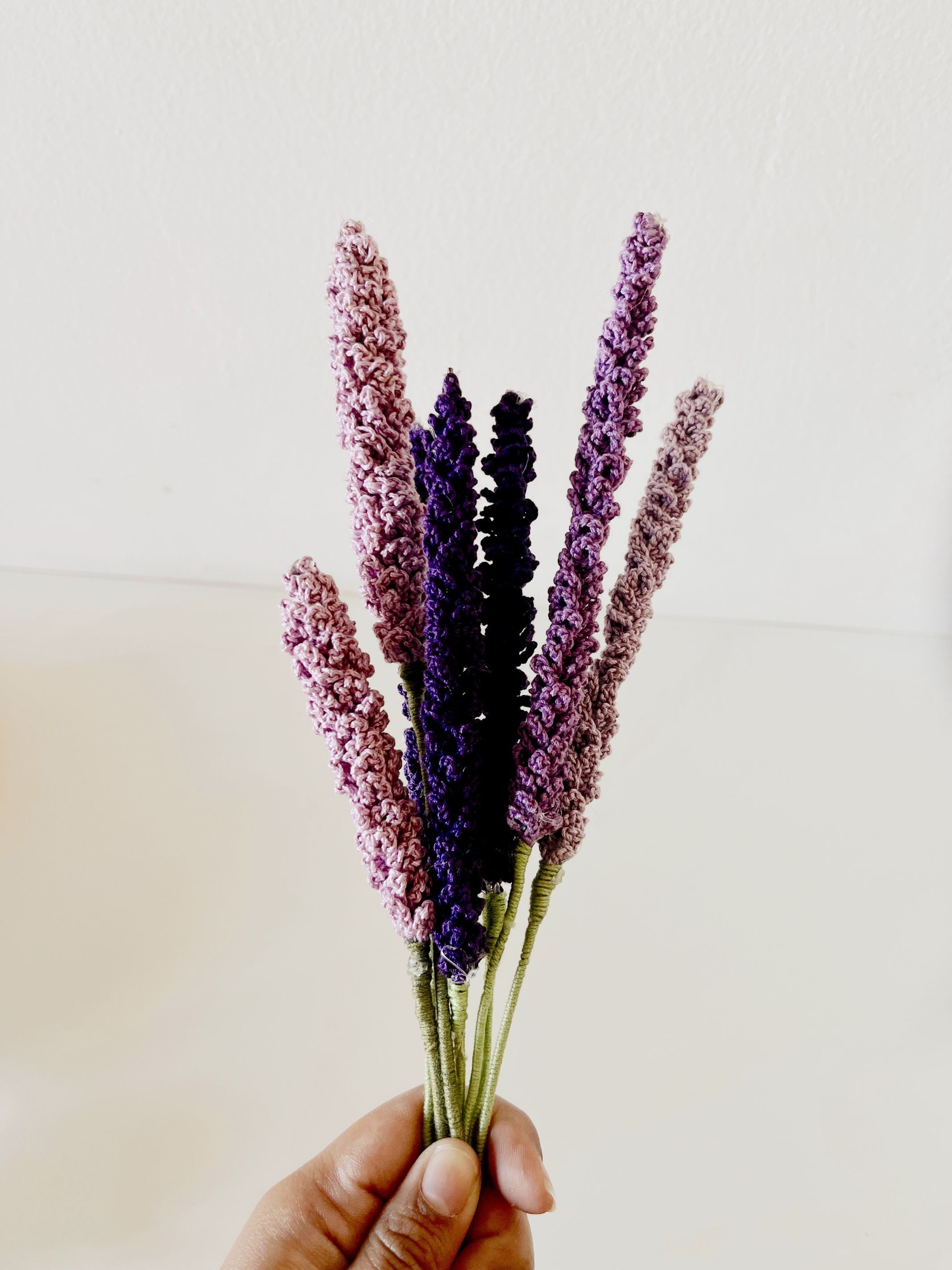 crochet lavender flower bouquet Crochet Flowers