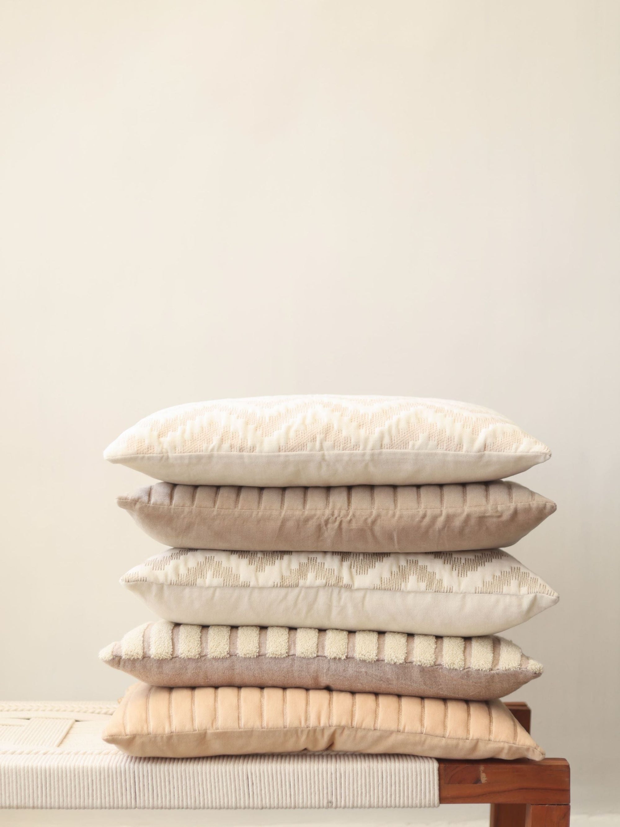 Cushion Cover - Chevron Brown Oblong