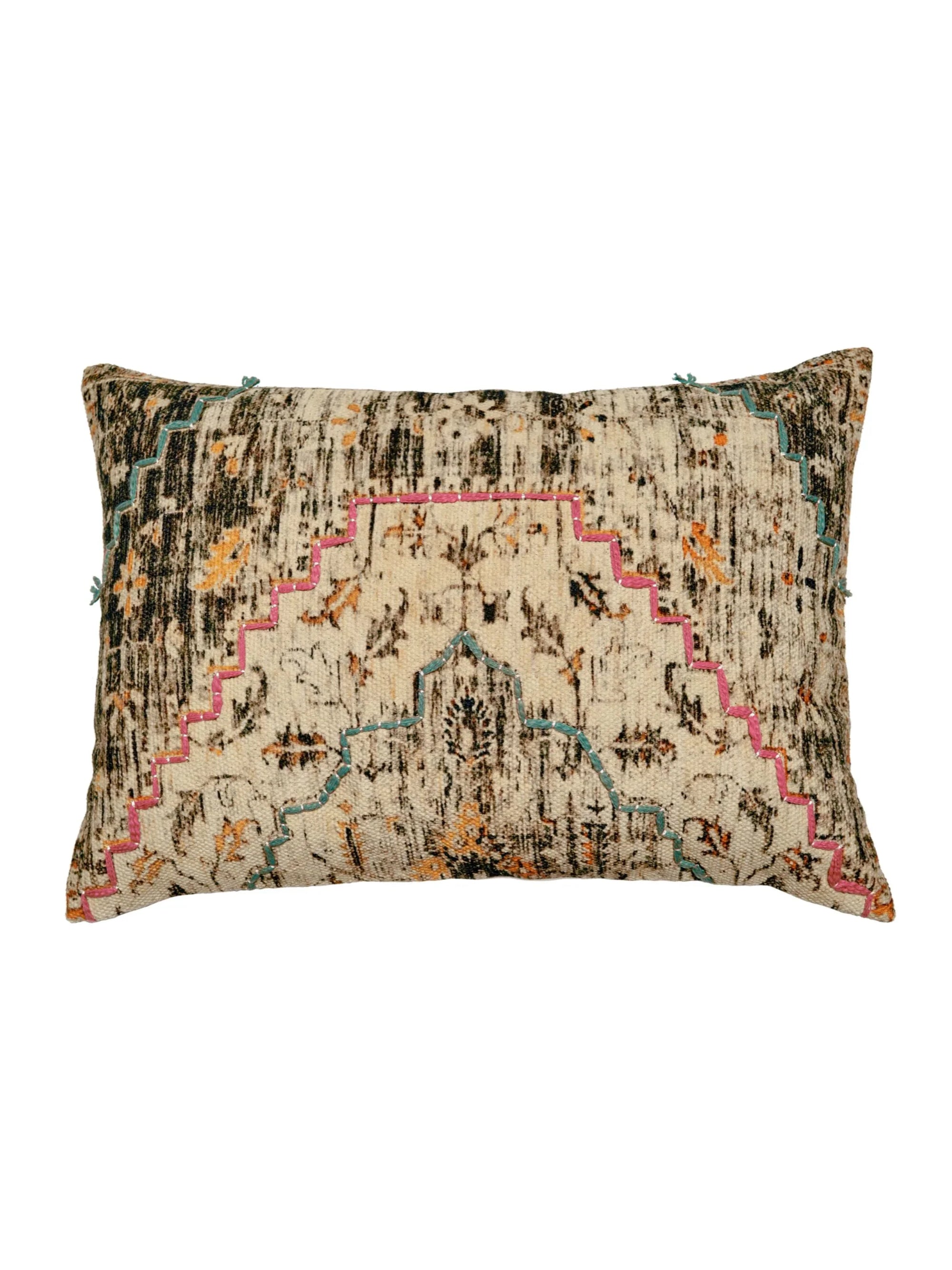 Pillow Cover - Denz Embroidered