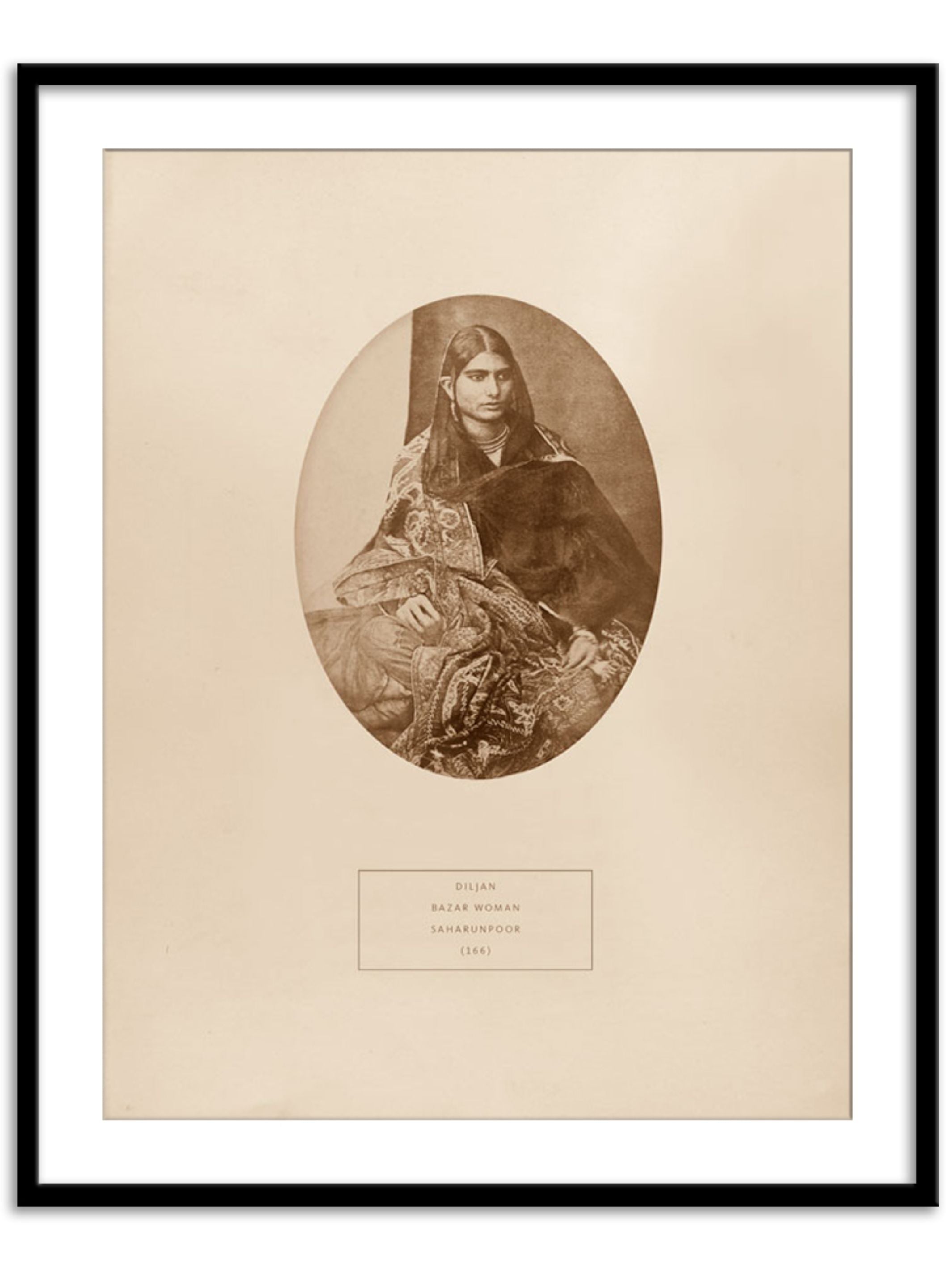 Wall Prints - Diljan - A Woman from Saharunpoor