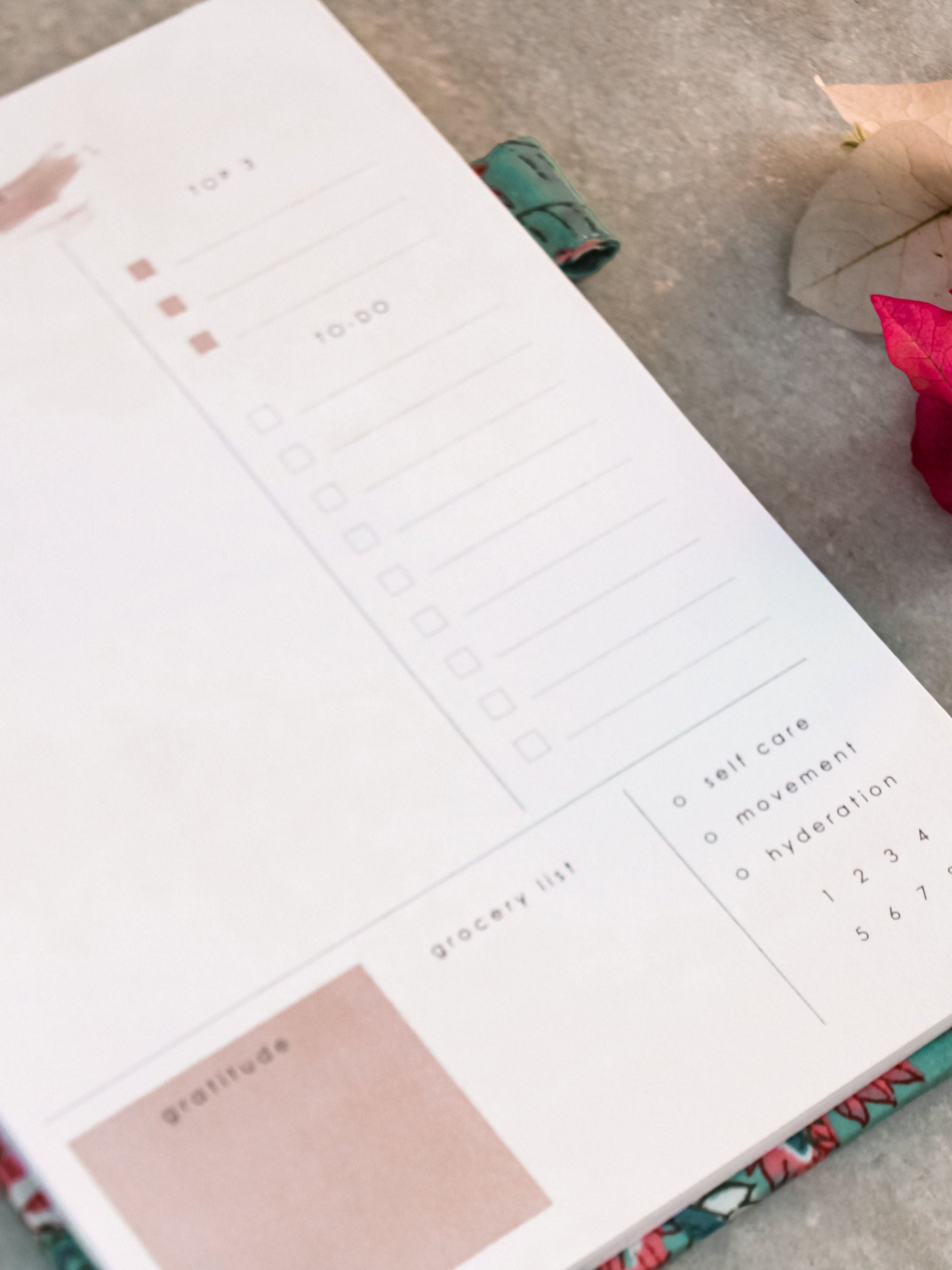 Ekatra Daily Planner Terable Notepad