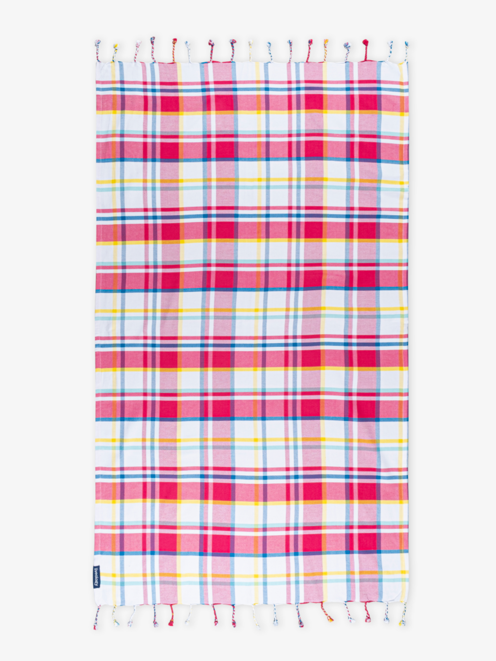 Felicity Pink Woven Beach Towel