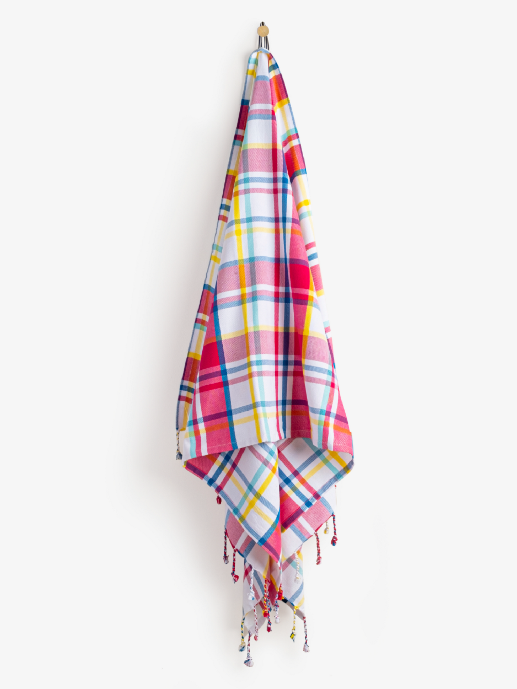 Felicity Pink Woven Beach Towel