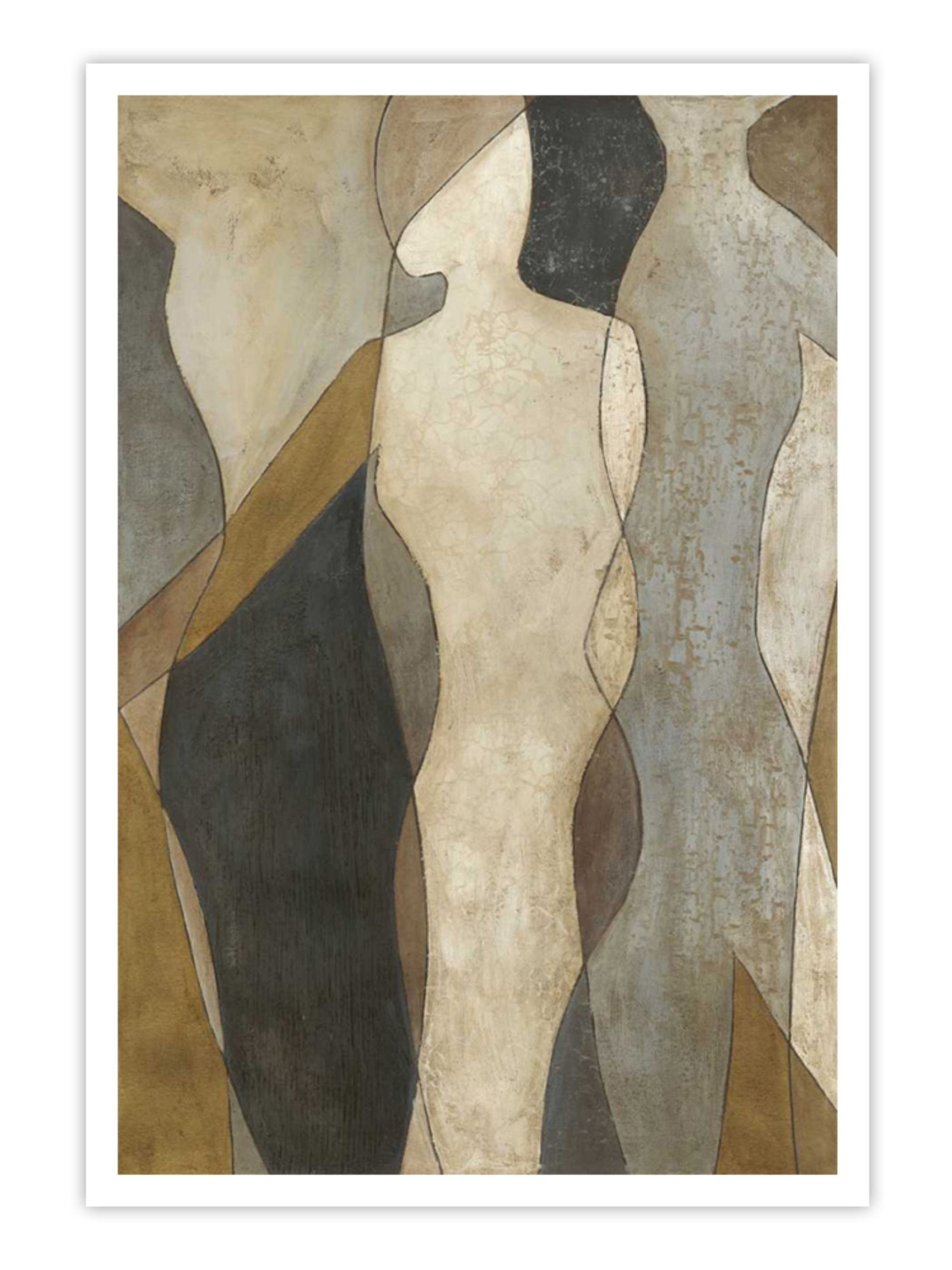 Wall Prints - Figure Overlay I