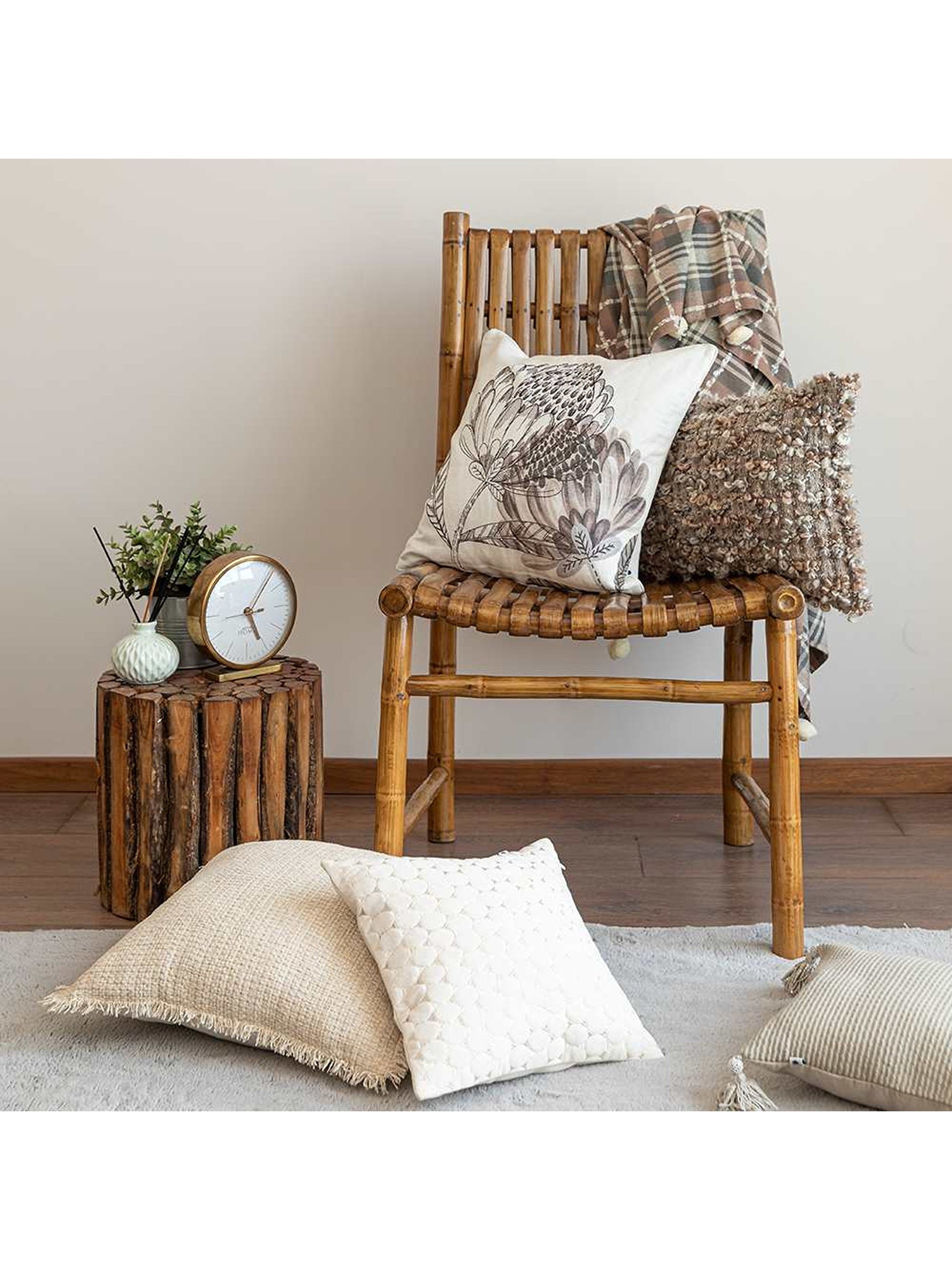 Cushion Cover - Floret Neutral