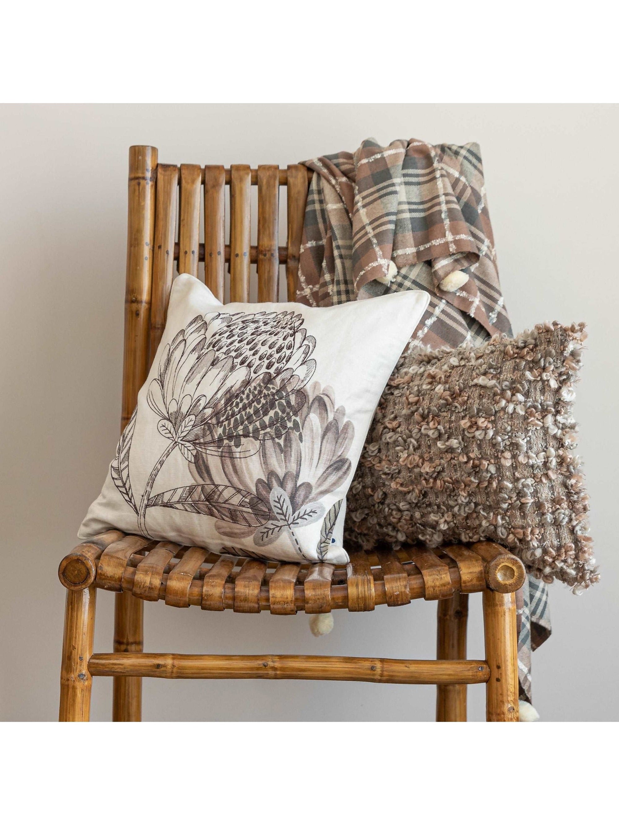 Cushion Cover - Floret Neutral