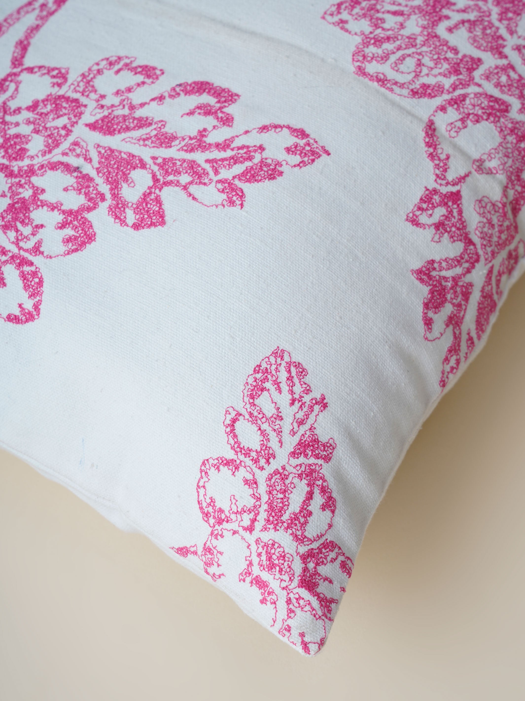Cushion Cover - Floweret Embroidered