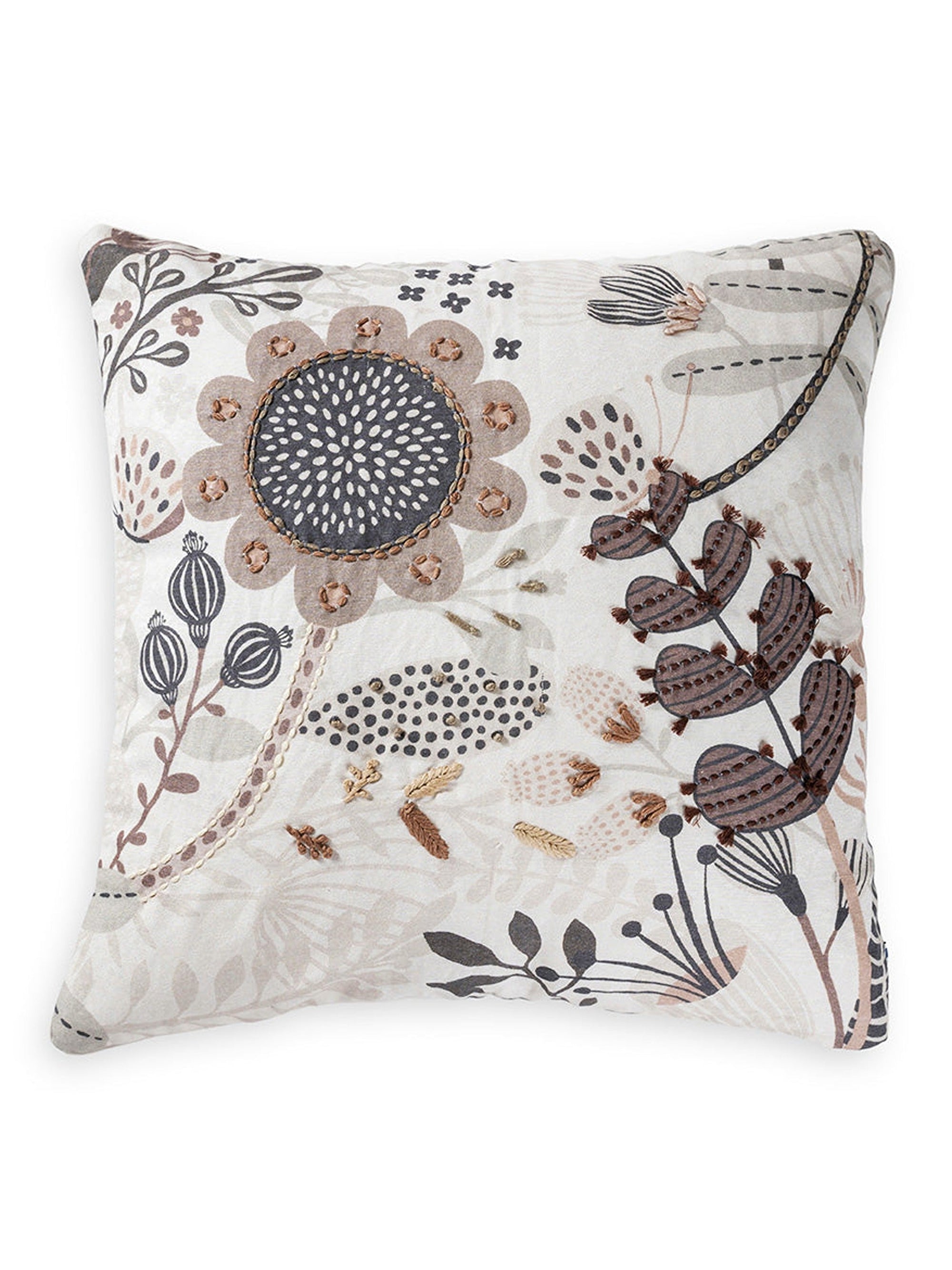 Cushion Cover - Garden of isle Neutral