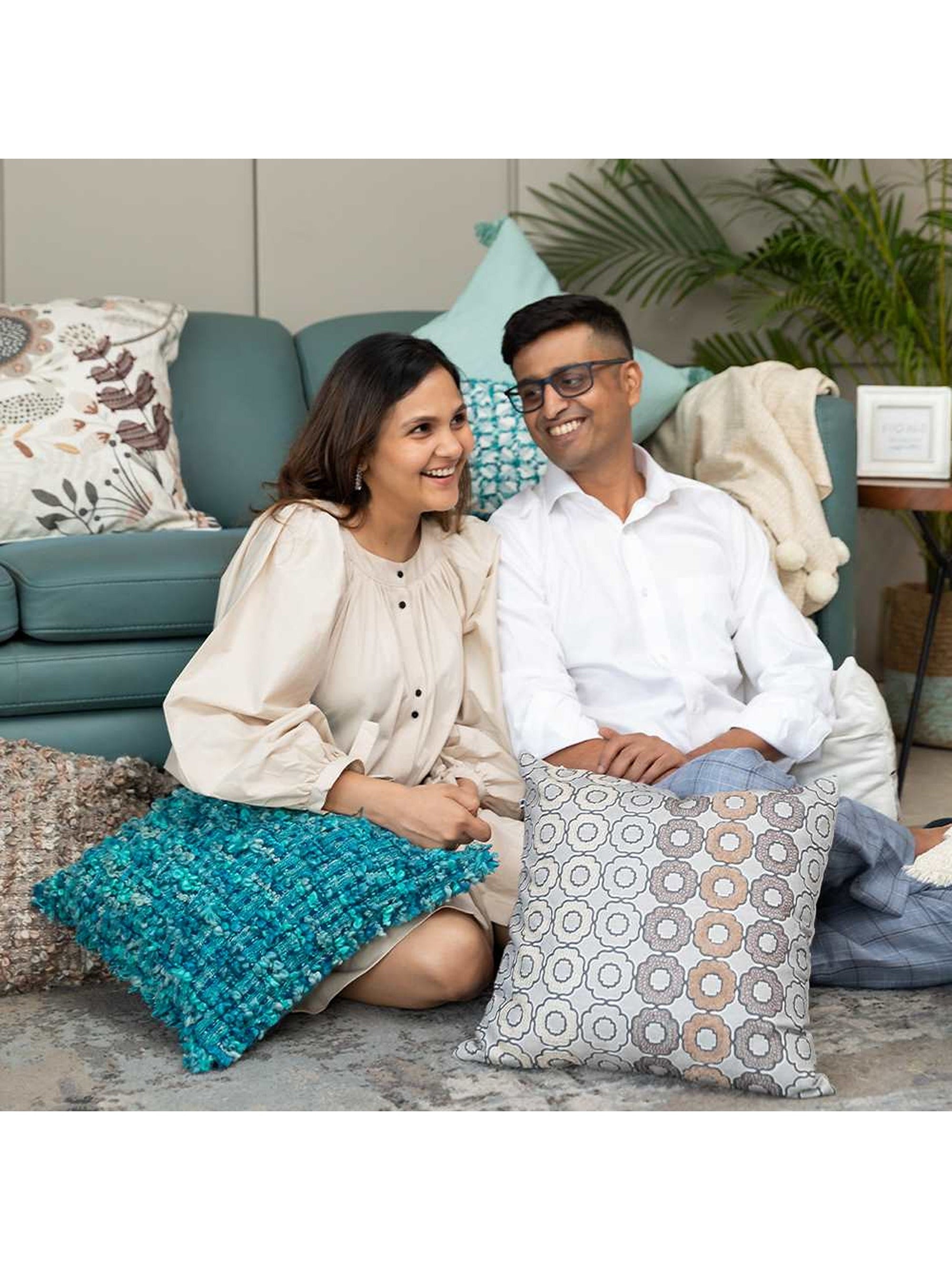 Cushion Cover - Garden of isle Neutral