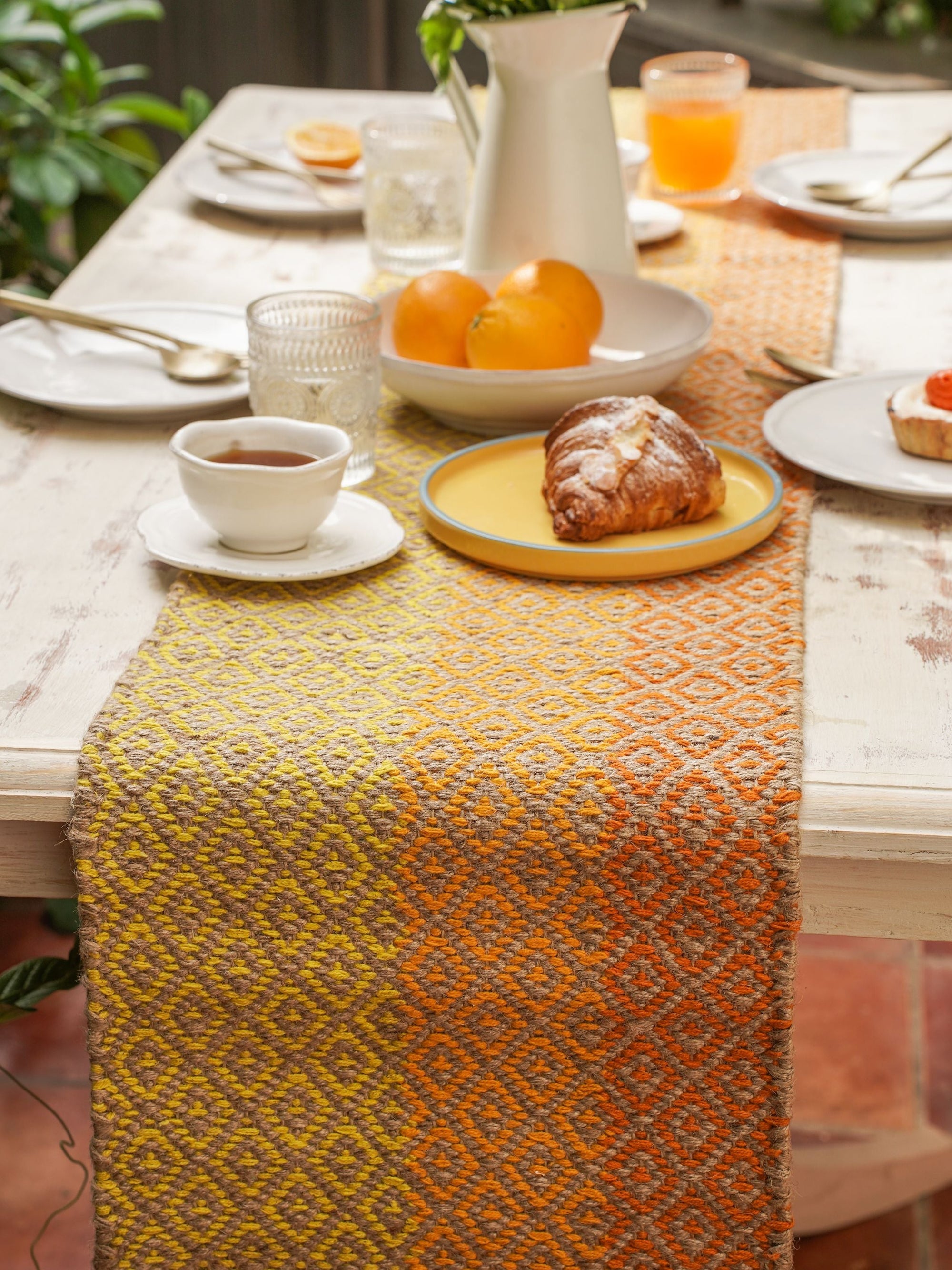 Gleaming Sunrise Table Runner