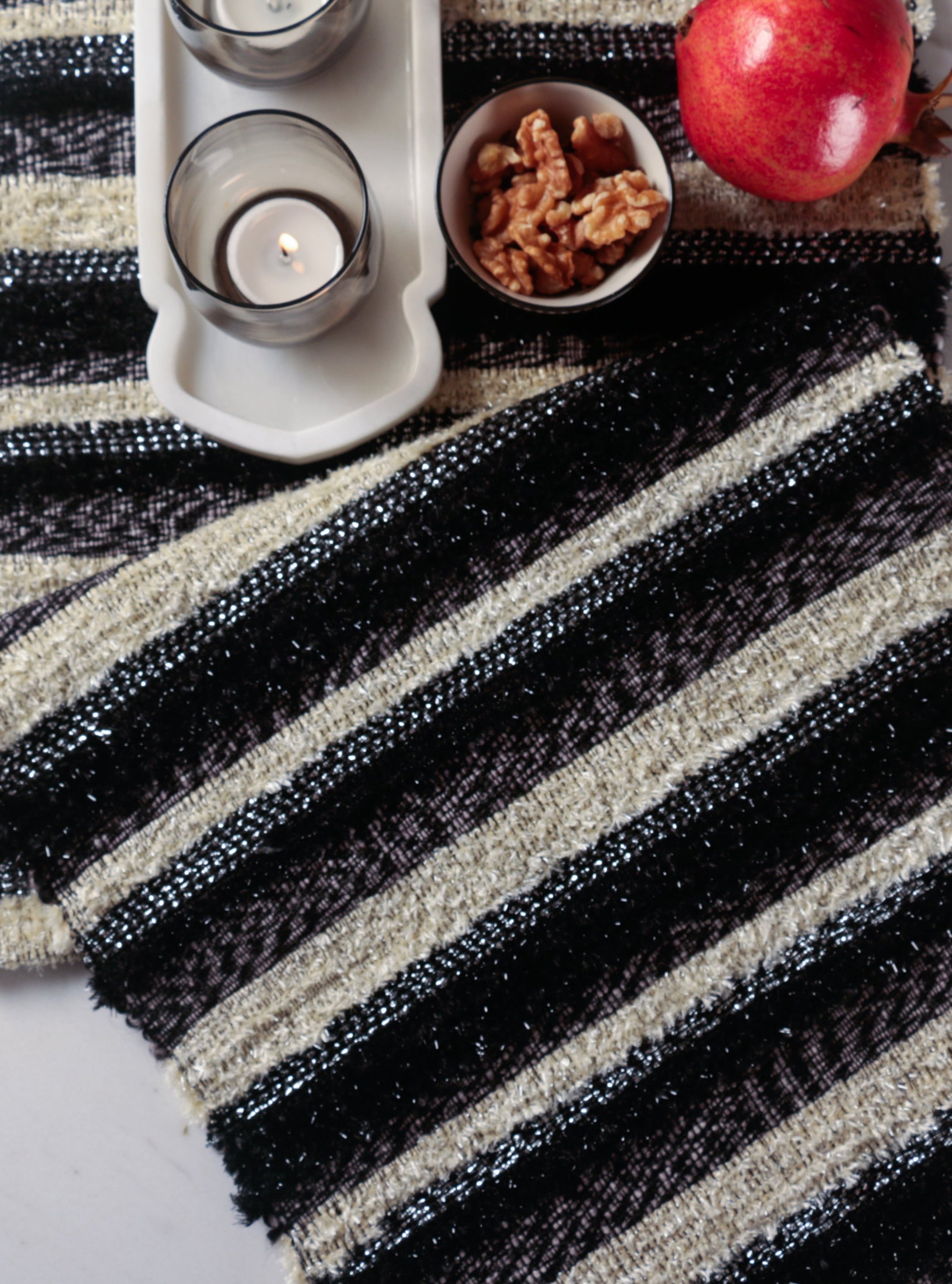 Glitzy Piano Table Runner