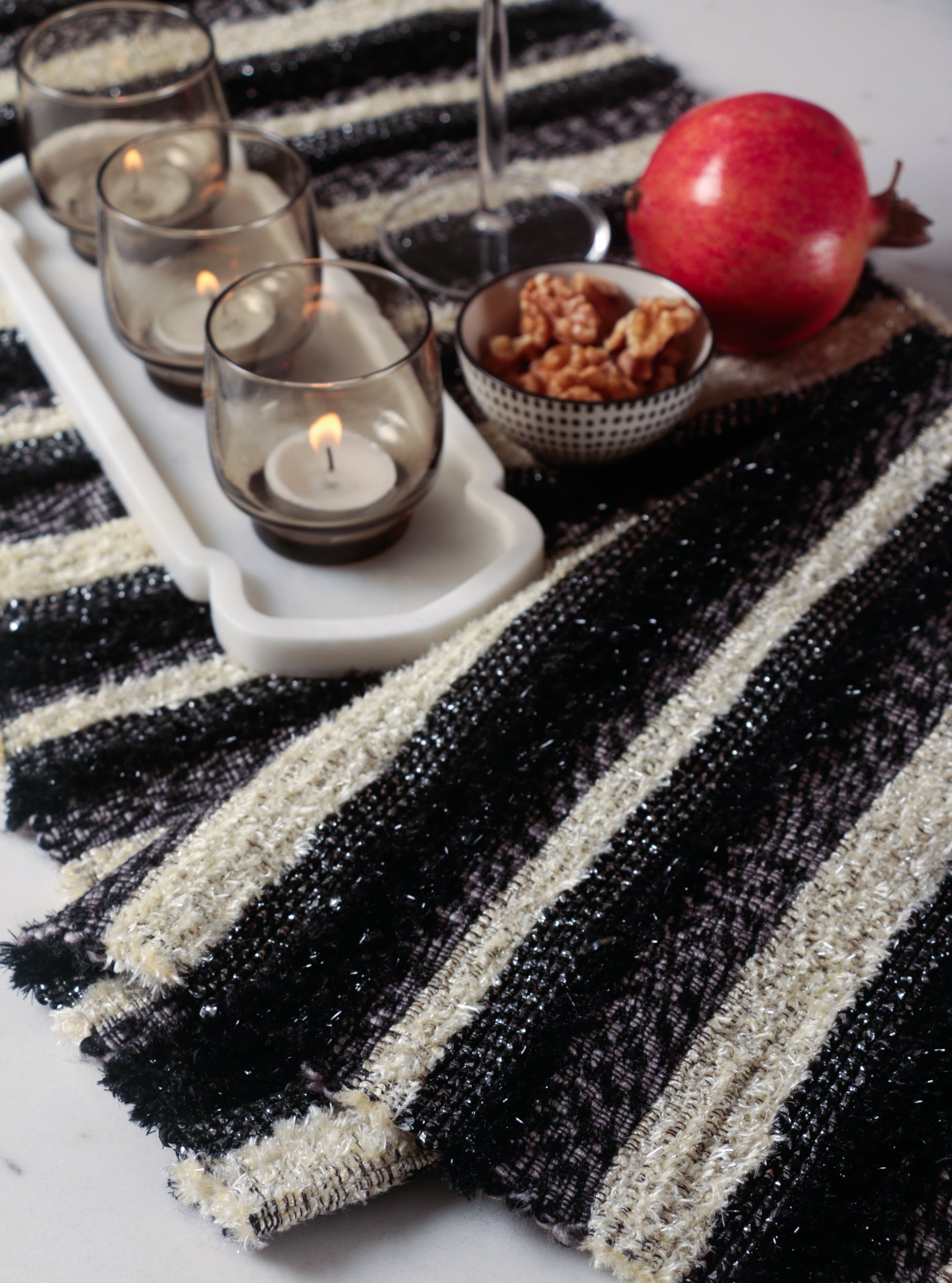 Glitzy Piano Table Runner