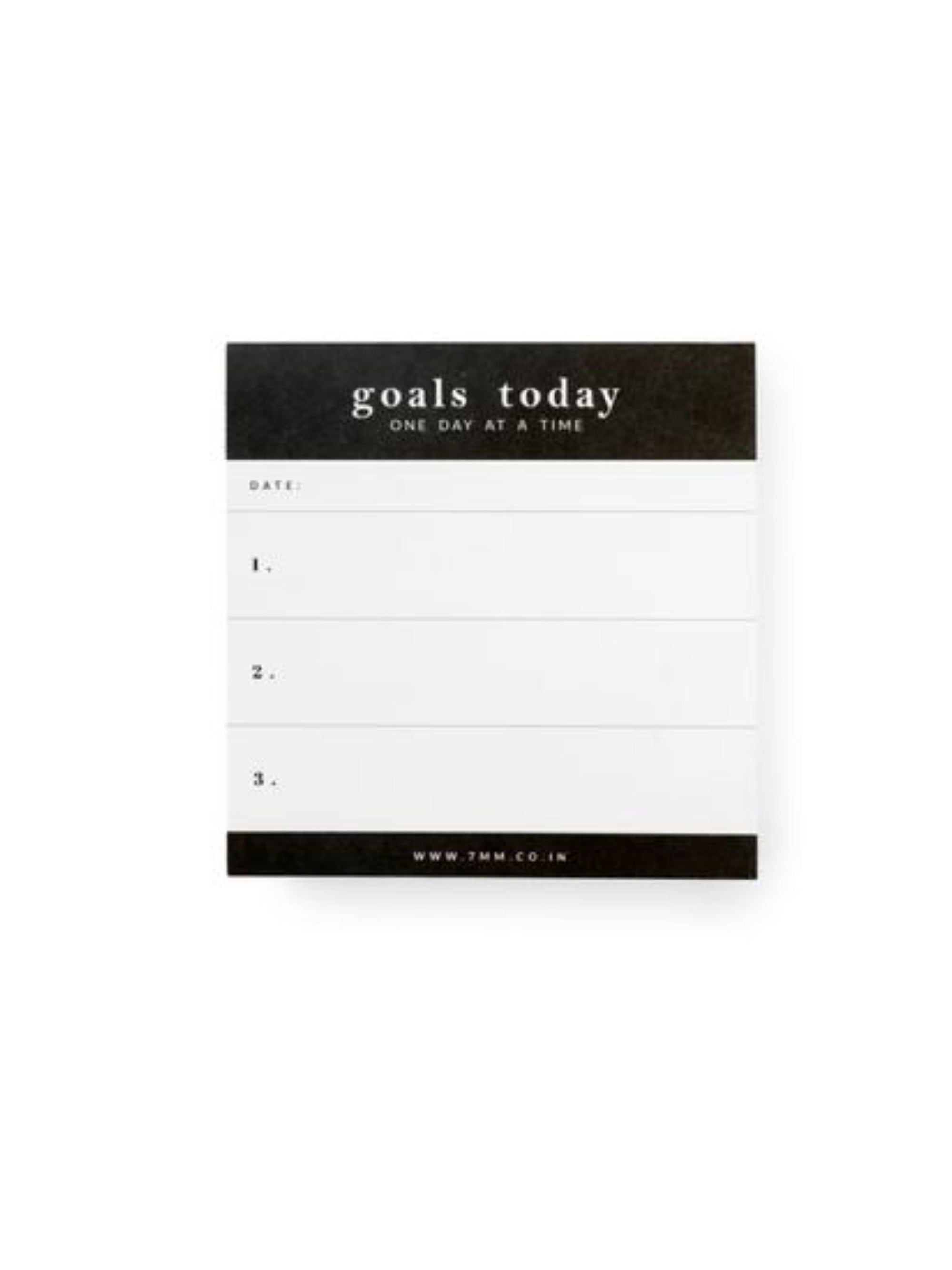 Goals Chunky Notepad