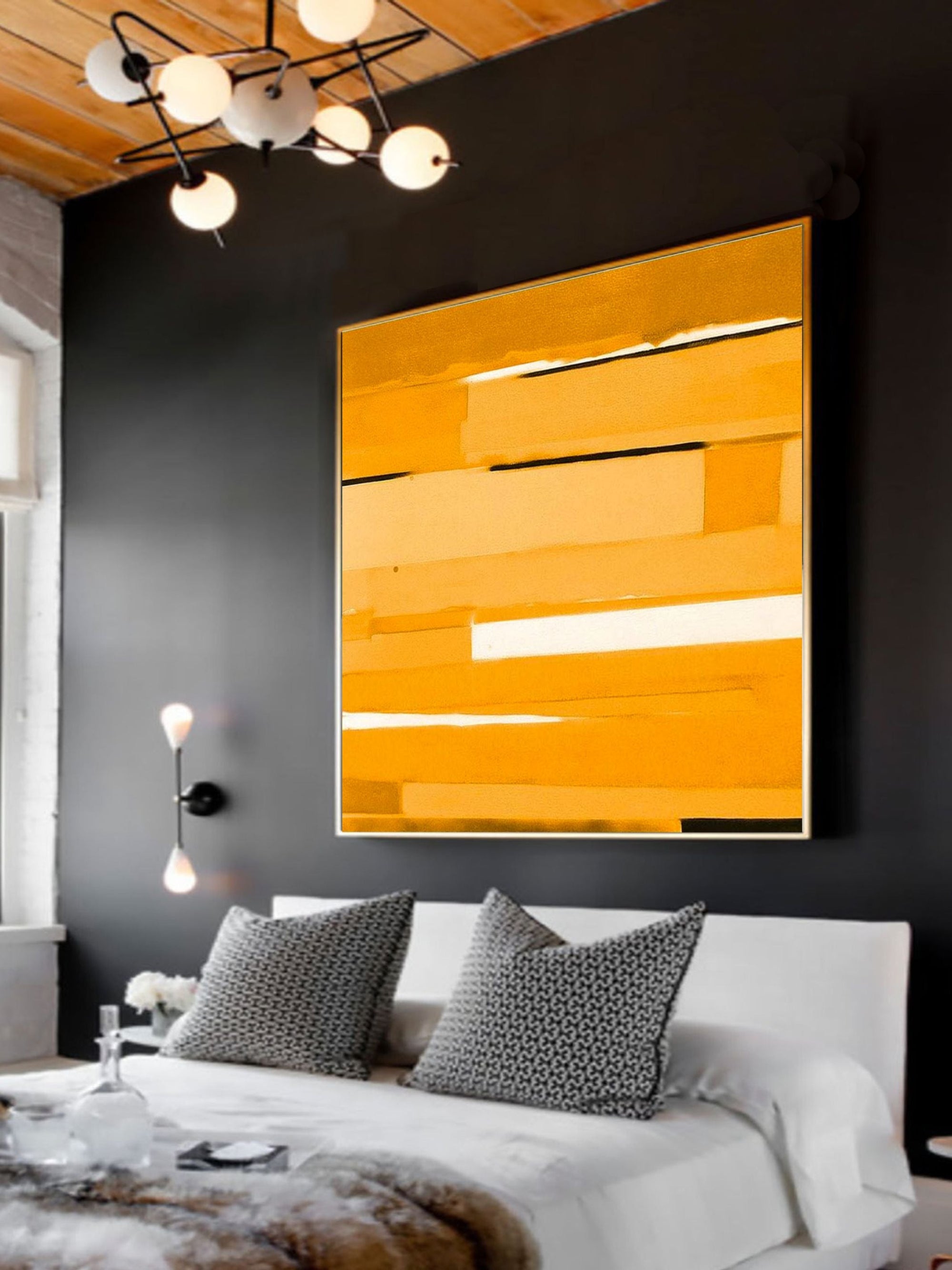 Wall Prints - Gold Monochromatic
