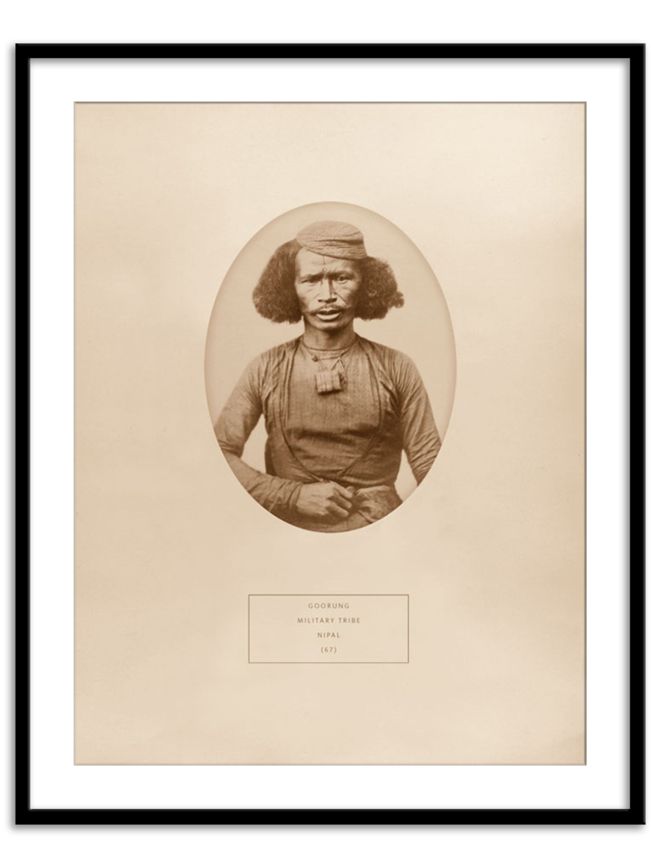 Wall Prints - Goorung - a military tribe from Nipal