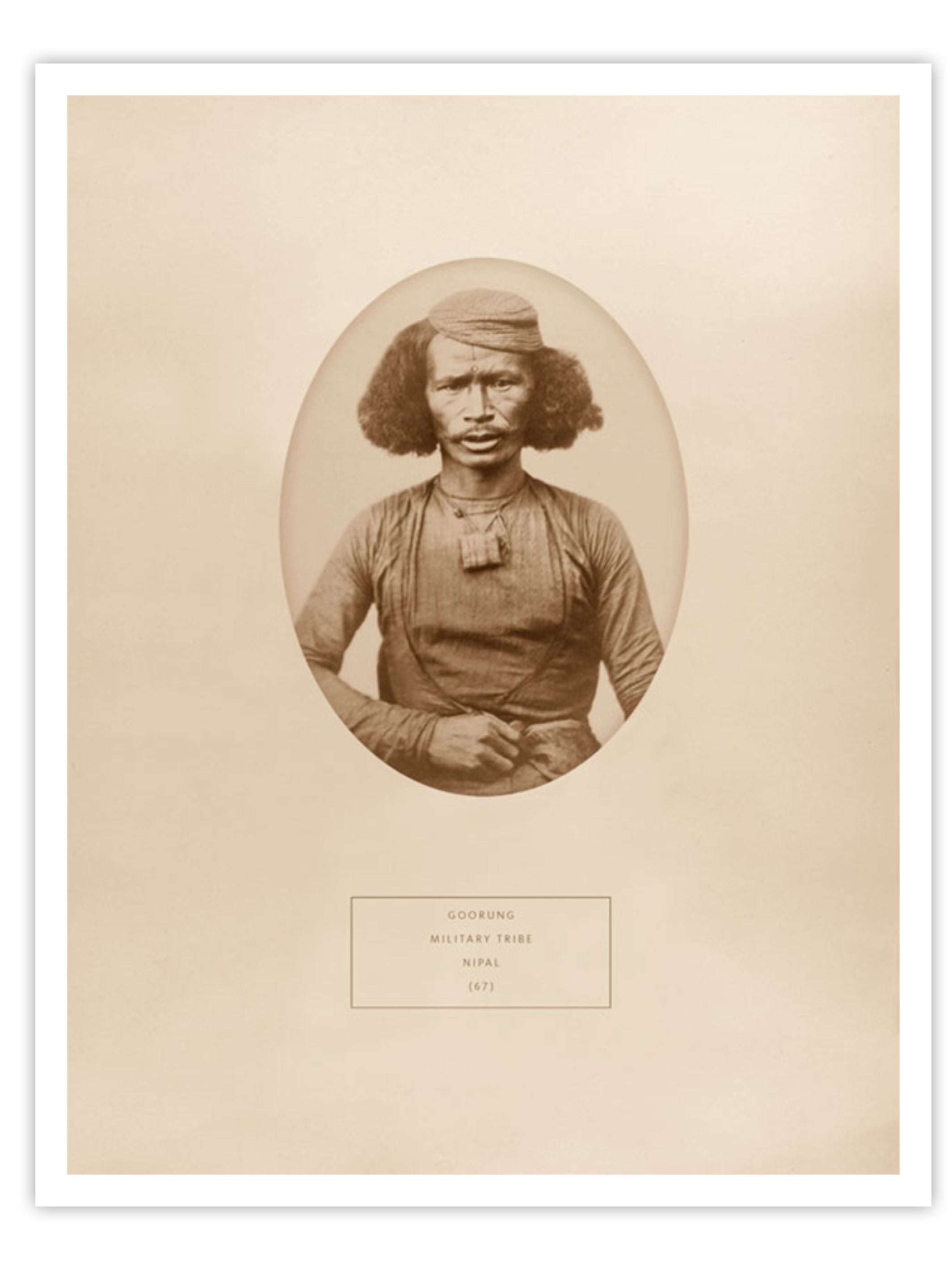 Wall Prints - Goorung - a military tribe from Nipal