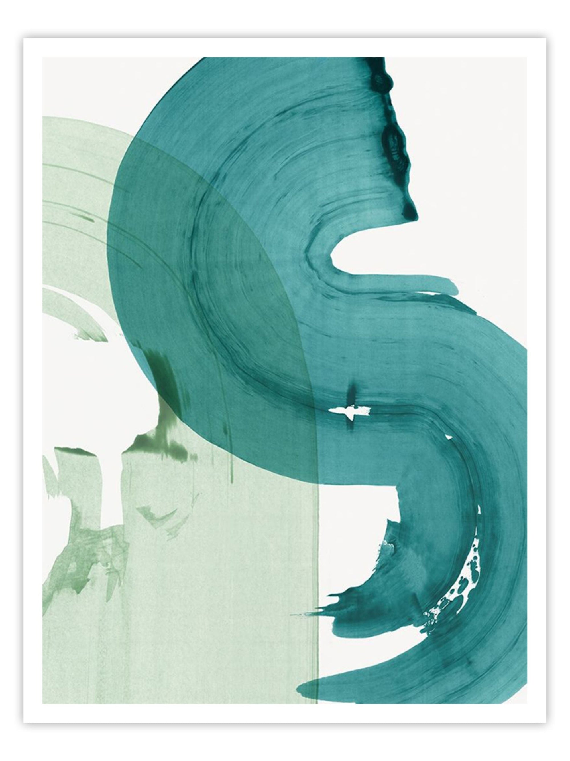 Wall Prints - Green Movement I