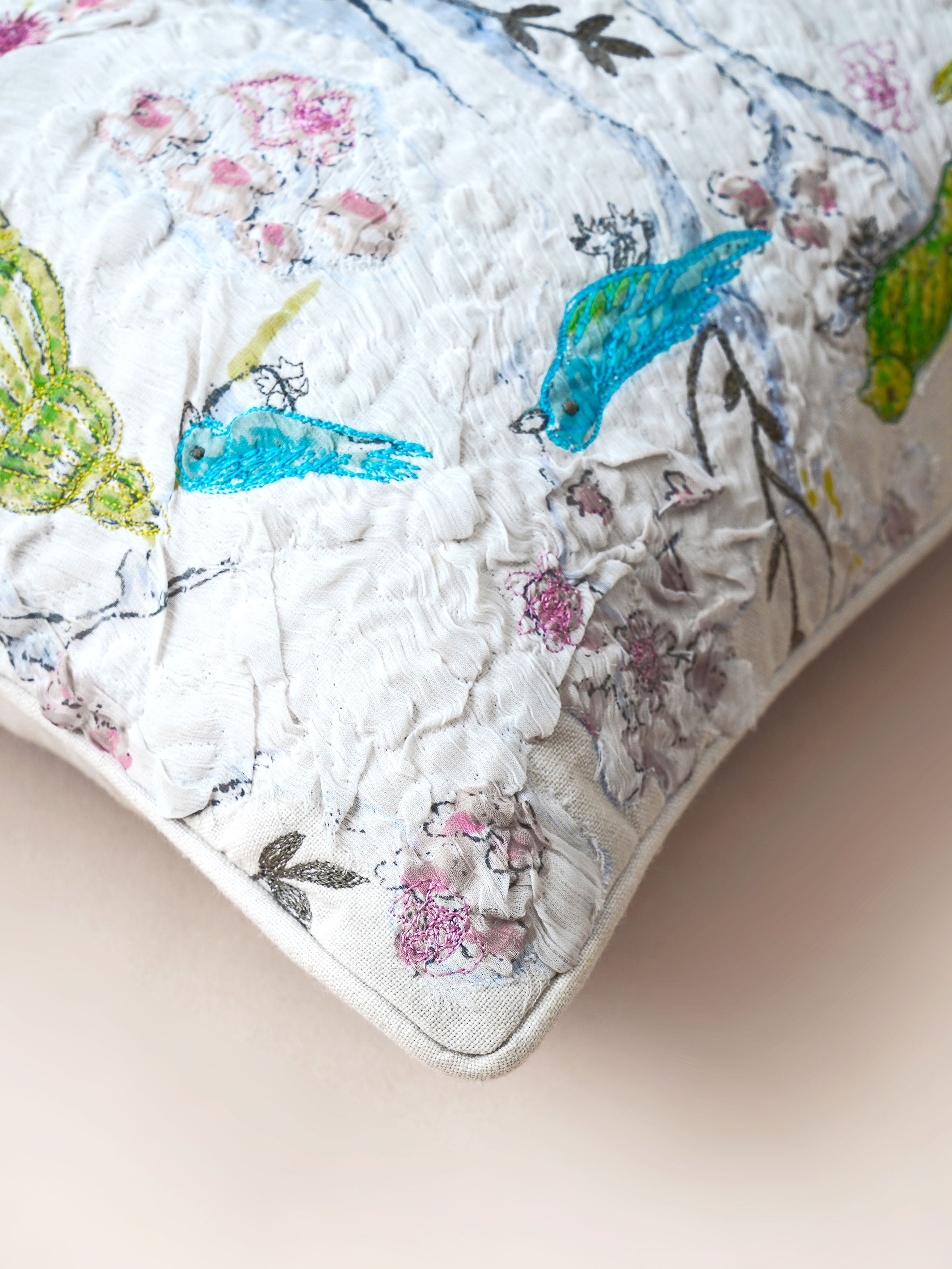 Cushion Cover - Greenwood Embroidered